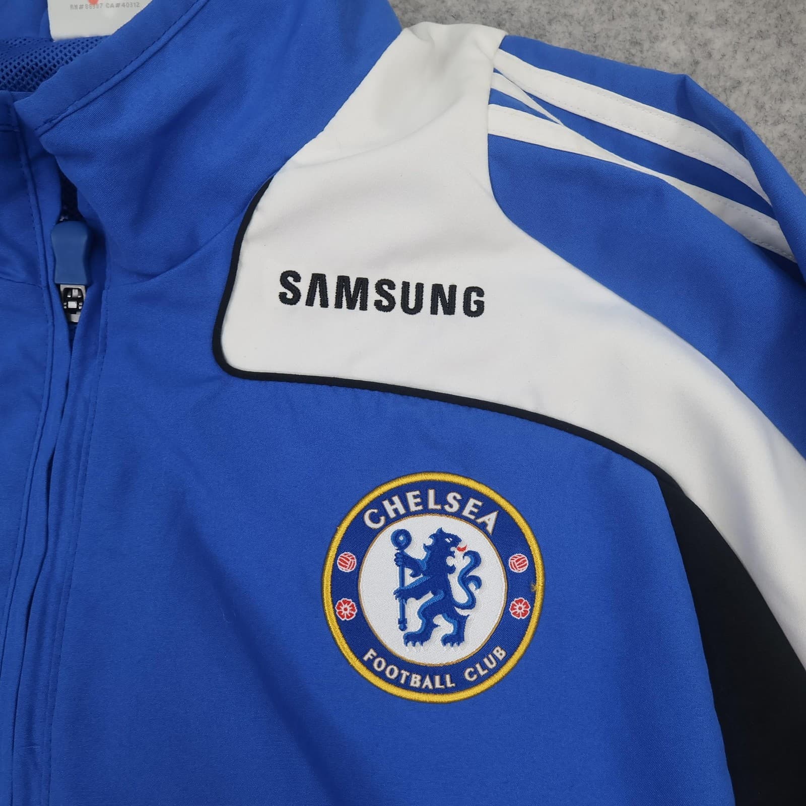 Chelsea FC Jacket Mens Extra Large Football Adidas Samsung Training 2008 2009 photo 3