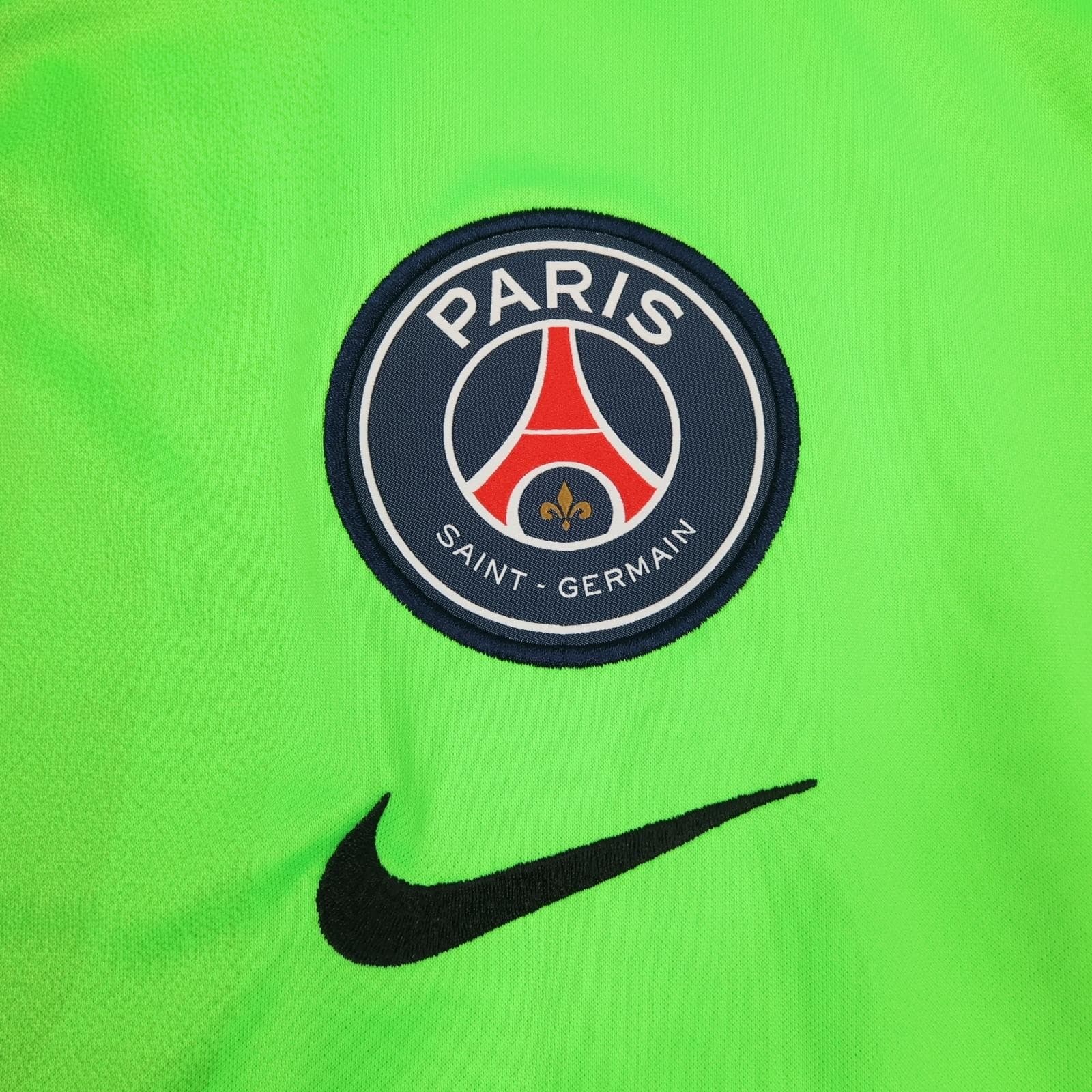 Paris St Germain Shirt Mens Extra Large Green 2022 2023 Football Nike Dri Fit photo 4