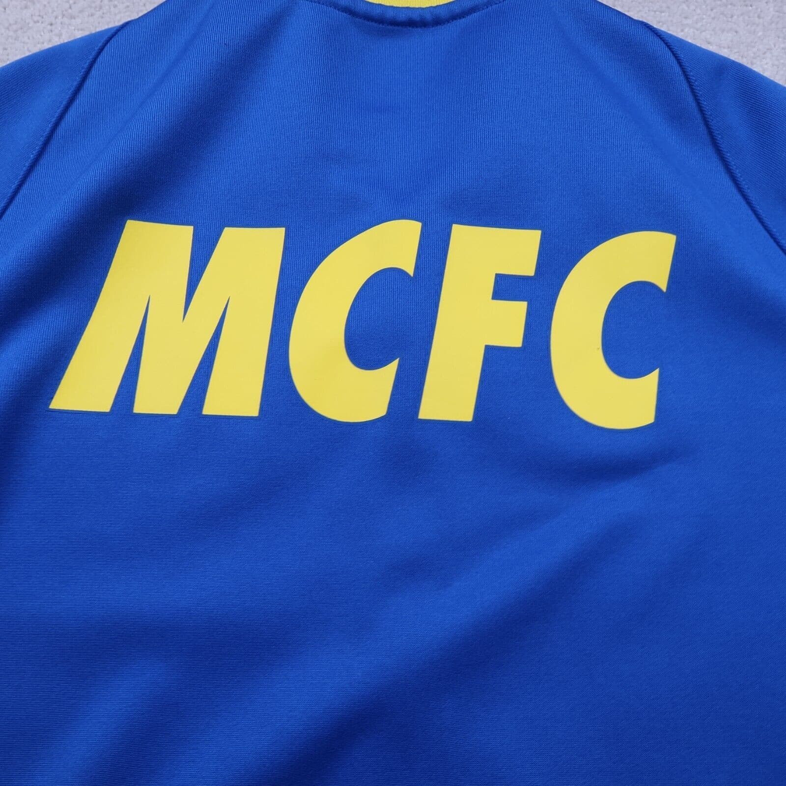 Manchester City Tracksuit Top Large Blue 2014 2015 Full Zip Nike Jacket MCFC photo 7