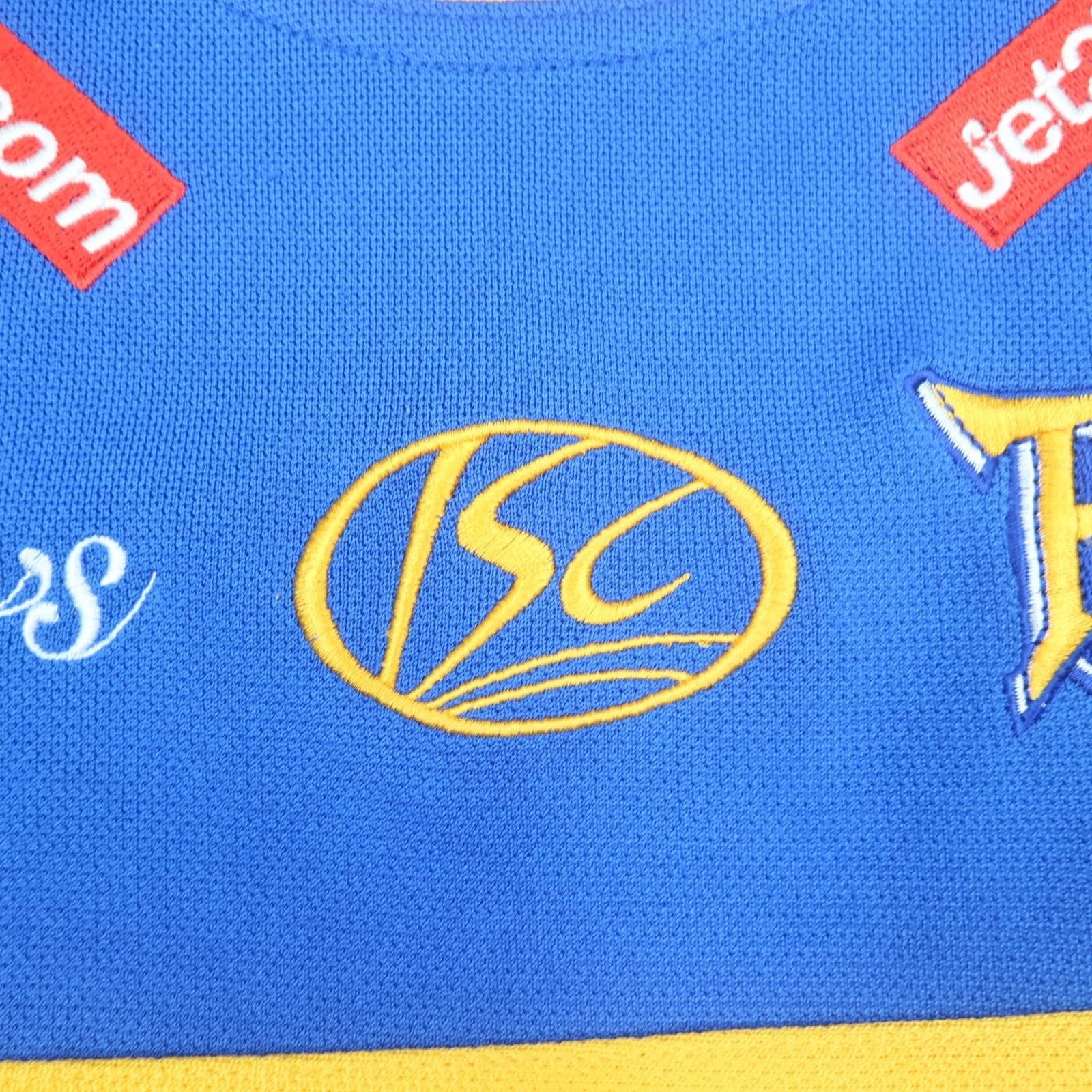 Leeds Rhinos Rugby Shirt Mens Medium Blue Rugby League ISC Building Society photo 5