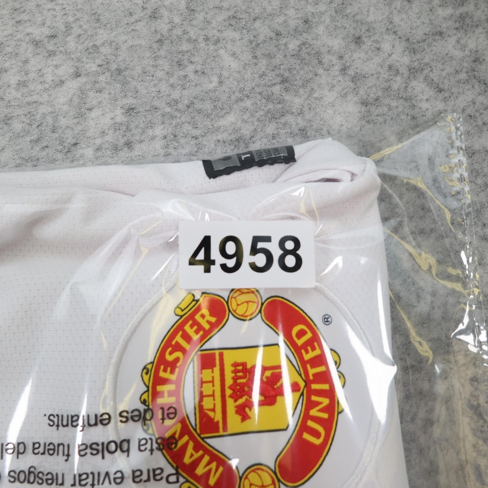 Manchester United Shirt Mens 2XL White Away 2008 2009 Nike AIG Ronaldo 7 Jersey photo 19