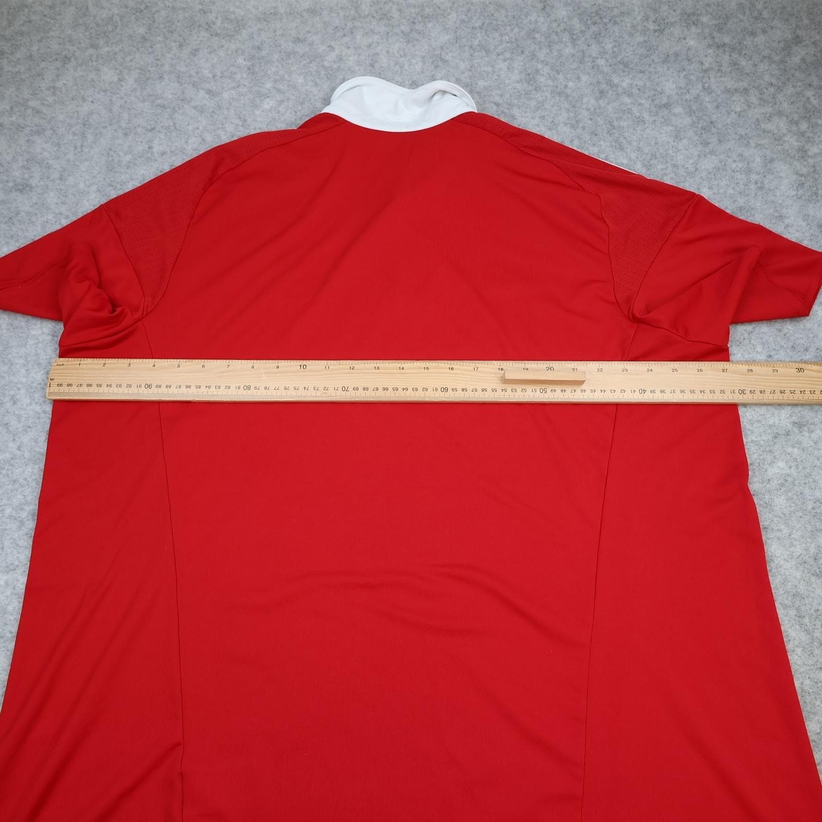 Aberdeen FC Shirt Mens 3XL Red Home SPFL 2016 2017 Adidas Saltire Soccer Jersey photo 8