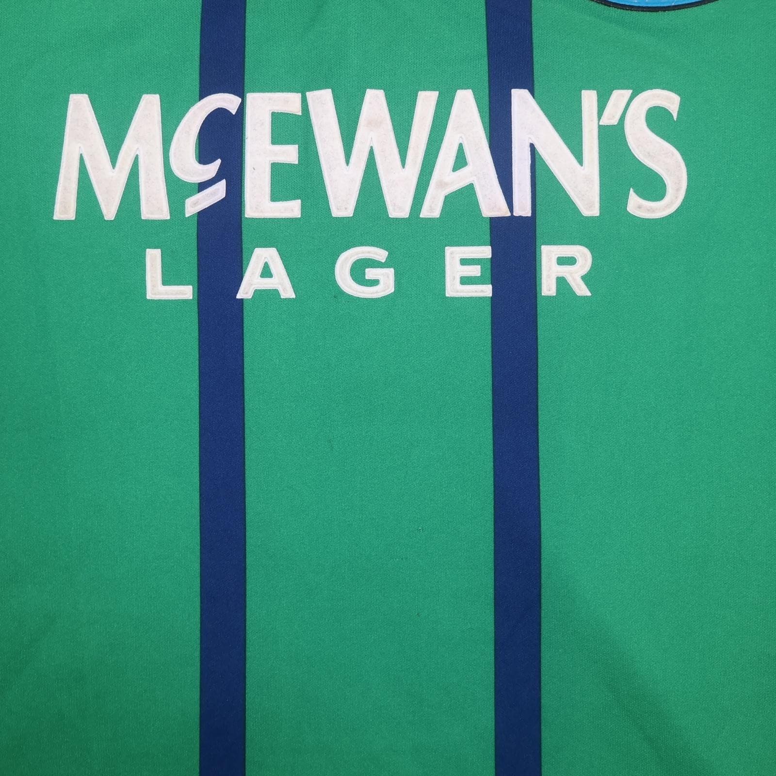 Vintage Newcastle United Shirt Mens XL Green Third EPL 1993 1995 Asics Cole 9 photo 7