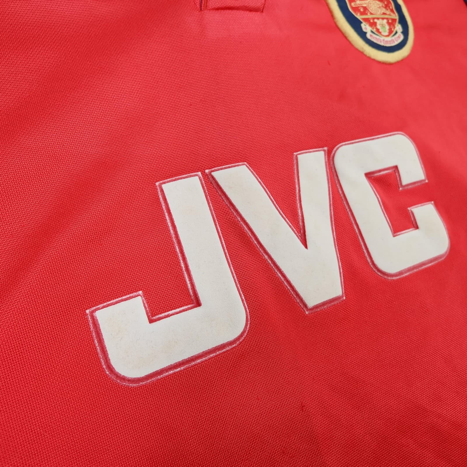 Vintage Arsenal Shirt Kids 10-12 Years Red Home 1996 1998 Football Nike JVC photo 7