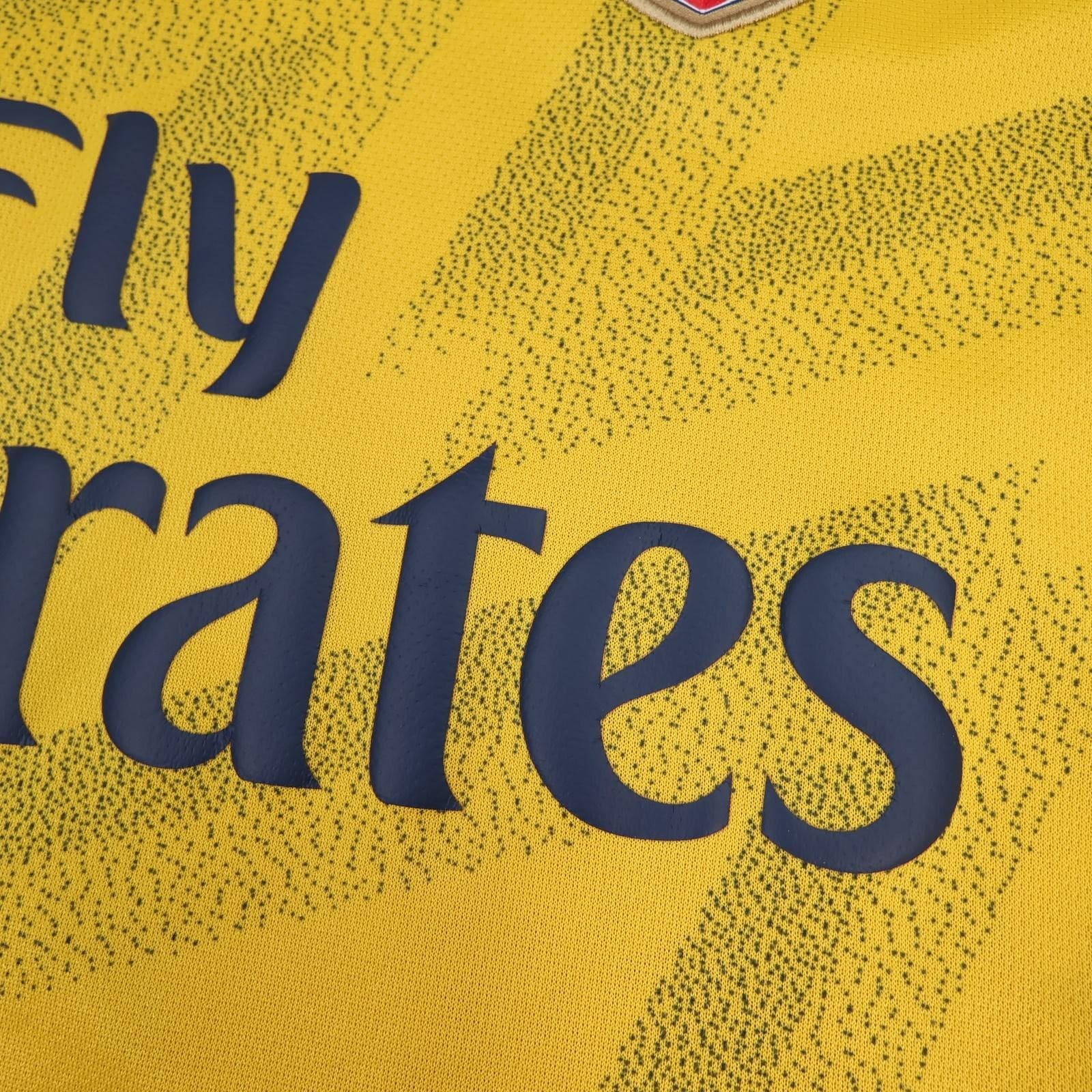 Arsenal Away Shirt Mens Small Yellow 2019 2020 Football Adidas Saka 77 Jersey photo 5