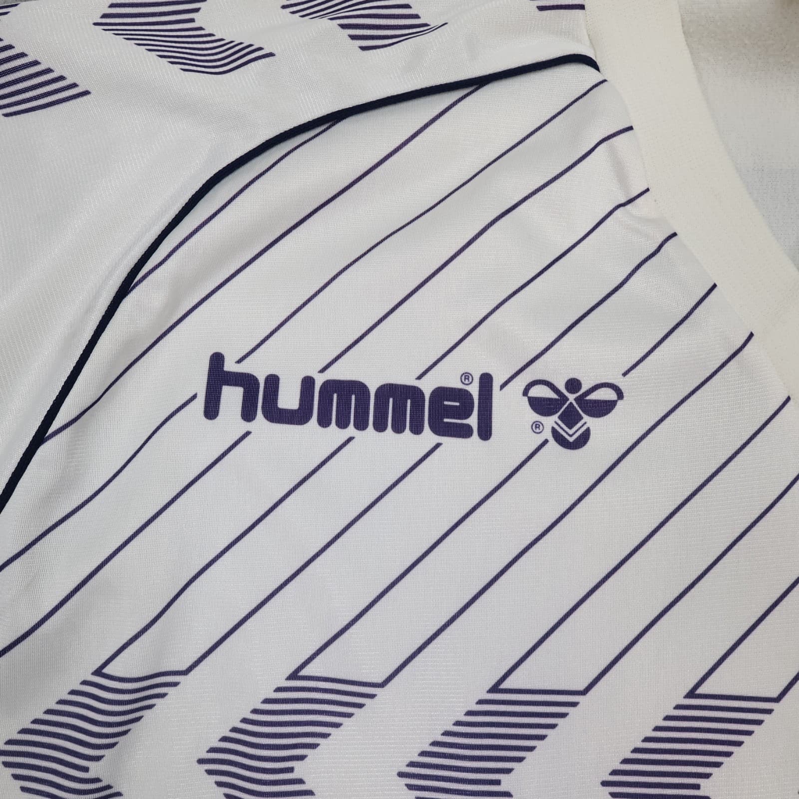 Vintage Tottenham Hotspur Shirt Medium White Home 1985 1987 Soccer Jersey Spurs photo 5