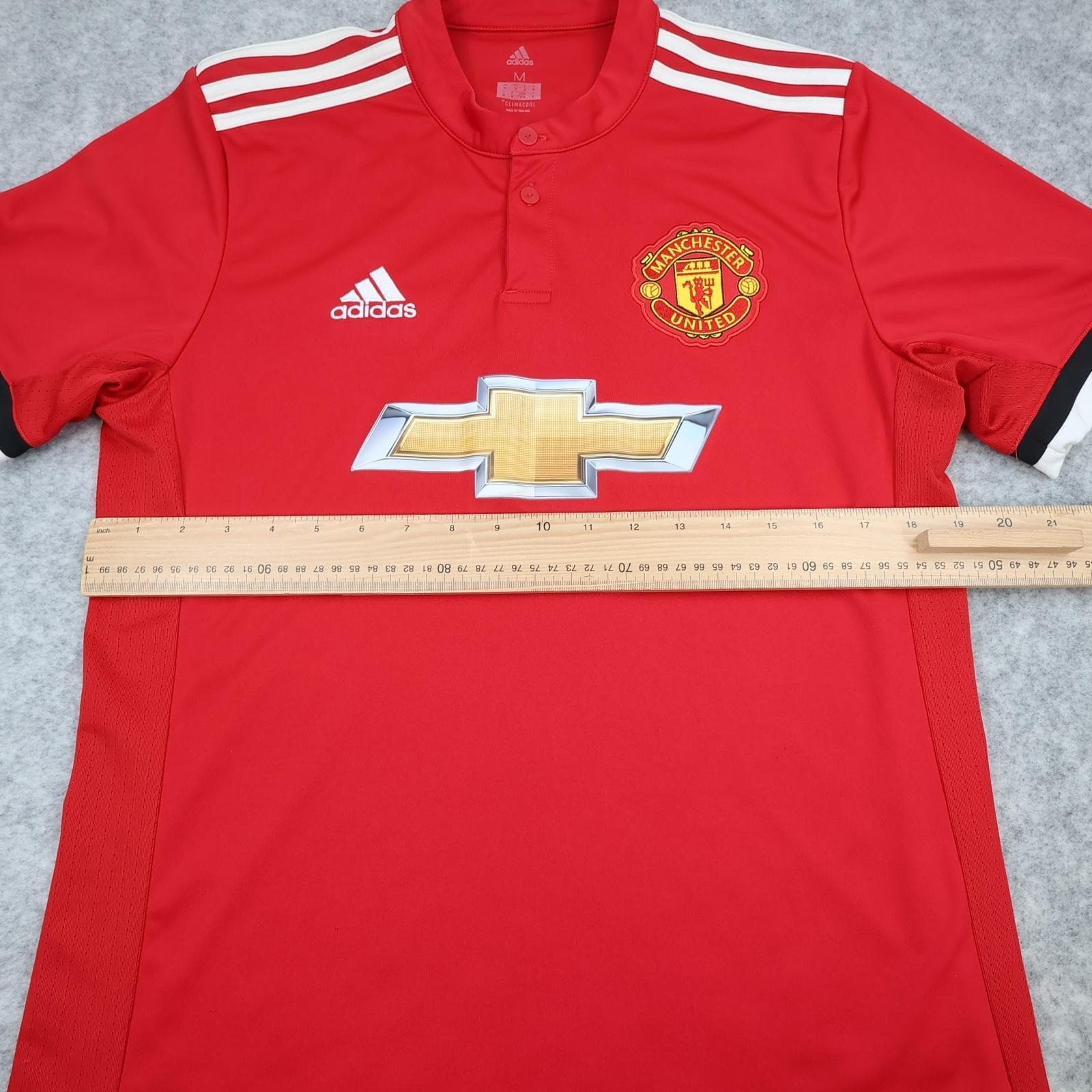 Manchester United Shirt Mens Medium Red Home 2017 2018 Football Adidas Alexis 7 photo 7