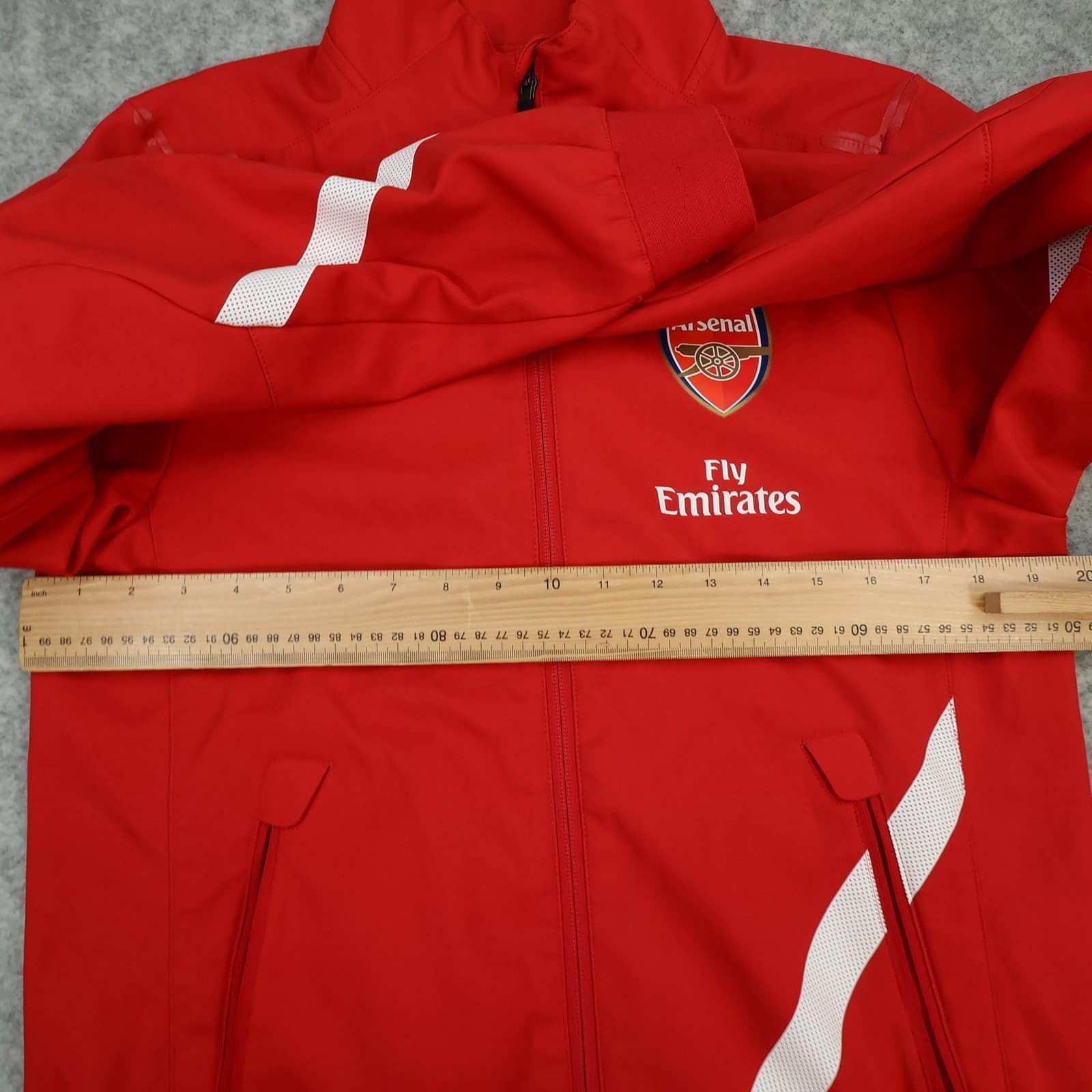 Arsenal Jacket Mens Small Red EPL Football Nike Tracksuit Training 2011 2012 photo 8
