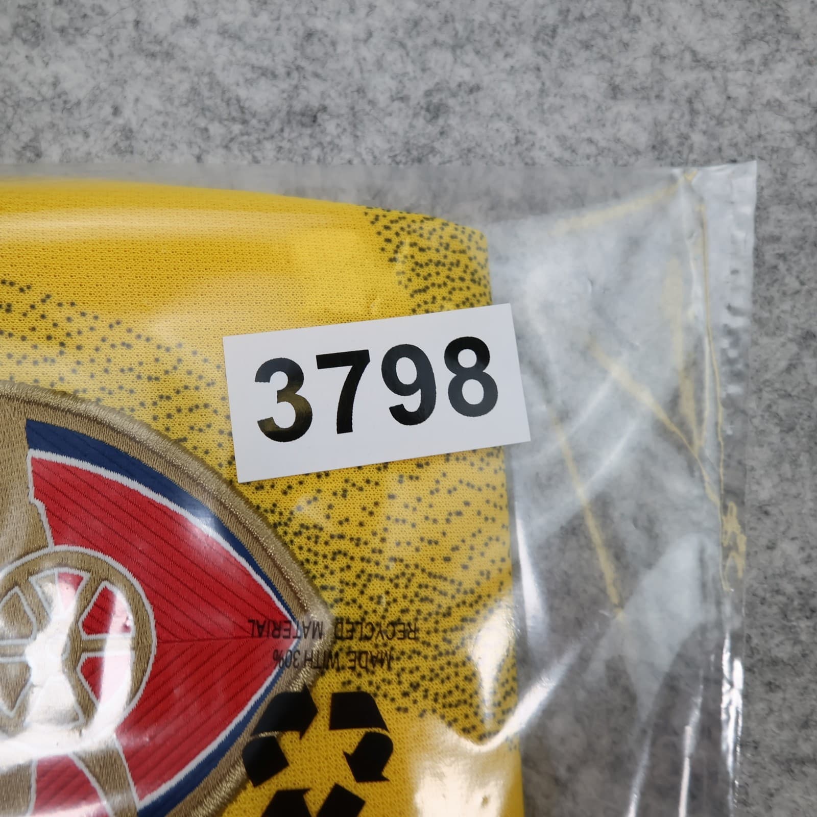 Arsenal Shirt Medium Yellow Away Kit 2019 2020 Adidas Soccer Jersey photo 16