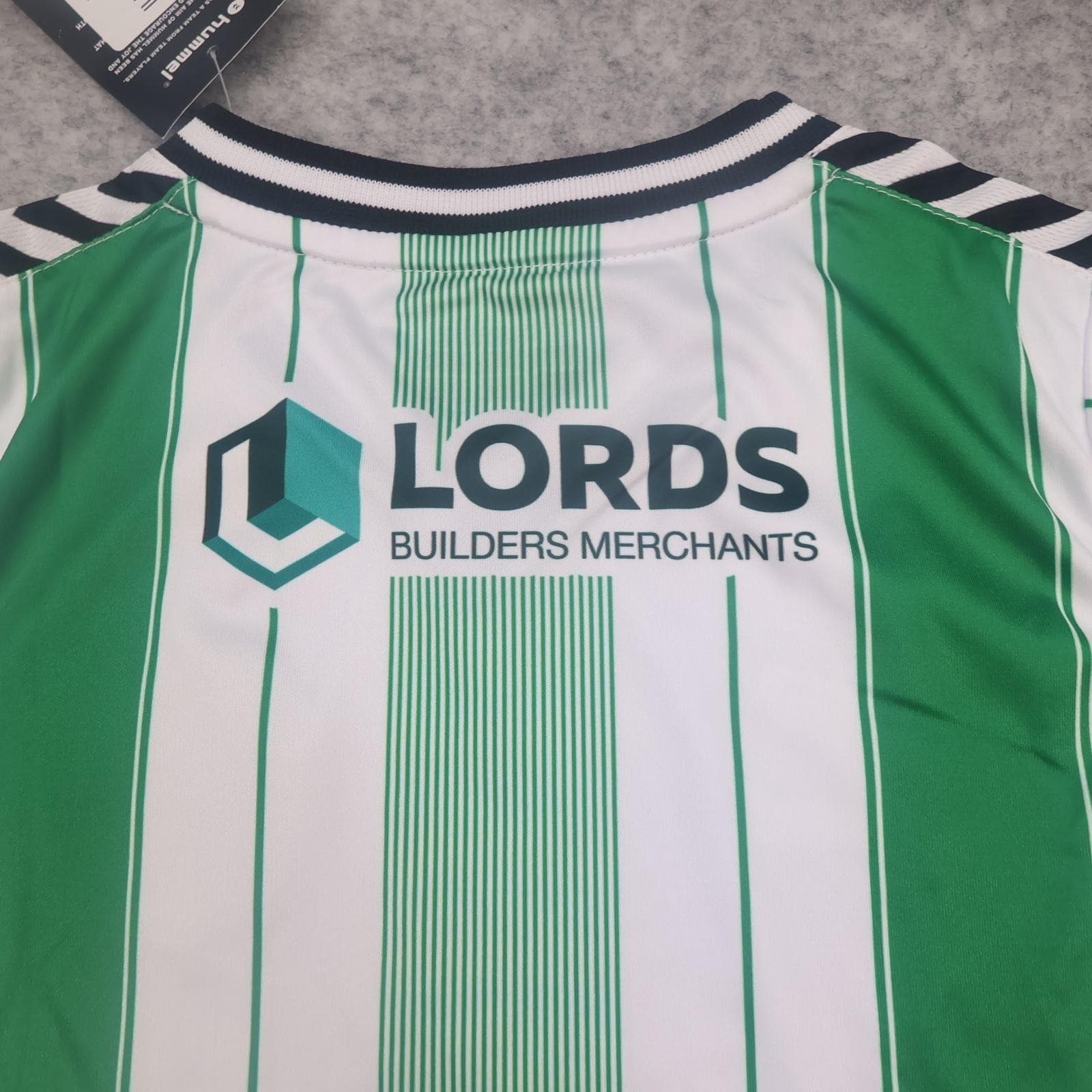 Wycombe Wanderers Away Shirt Youth 8-9 Years Green 2023 2024 EFL Football Hummel photo 15