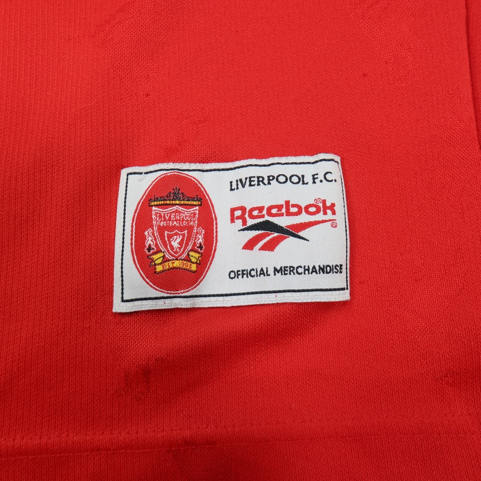 Vintage Liverpool Shirt Large Red Home Kit 1996 1997 Reebok Jersey 42/44 90s photo 6