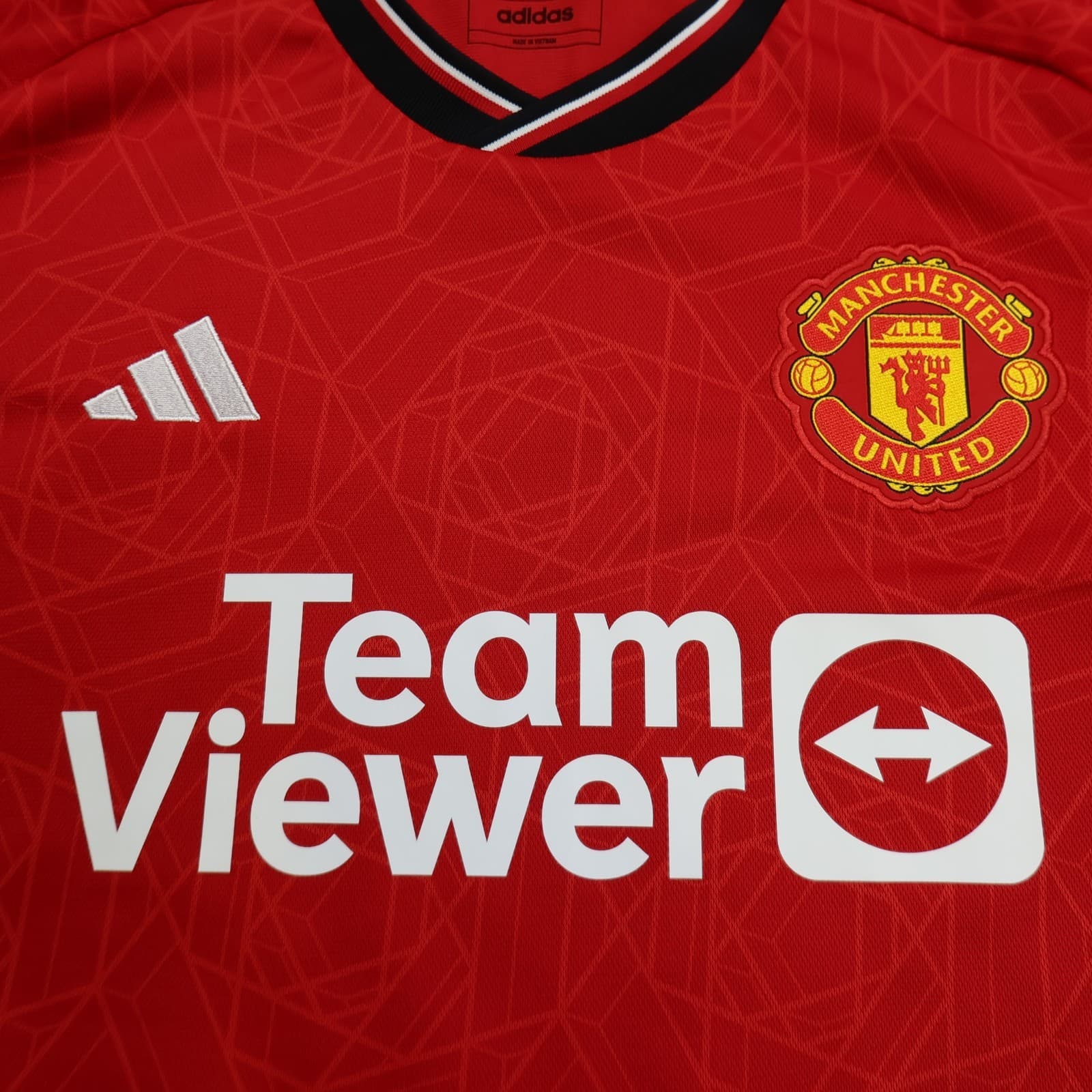 Manchester United Shirt Extra Large Red Home Kit 23 24 Adidas Soccer Jersey photo 2