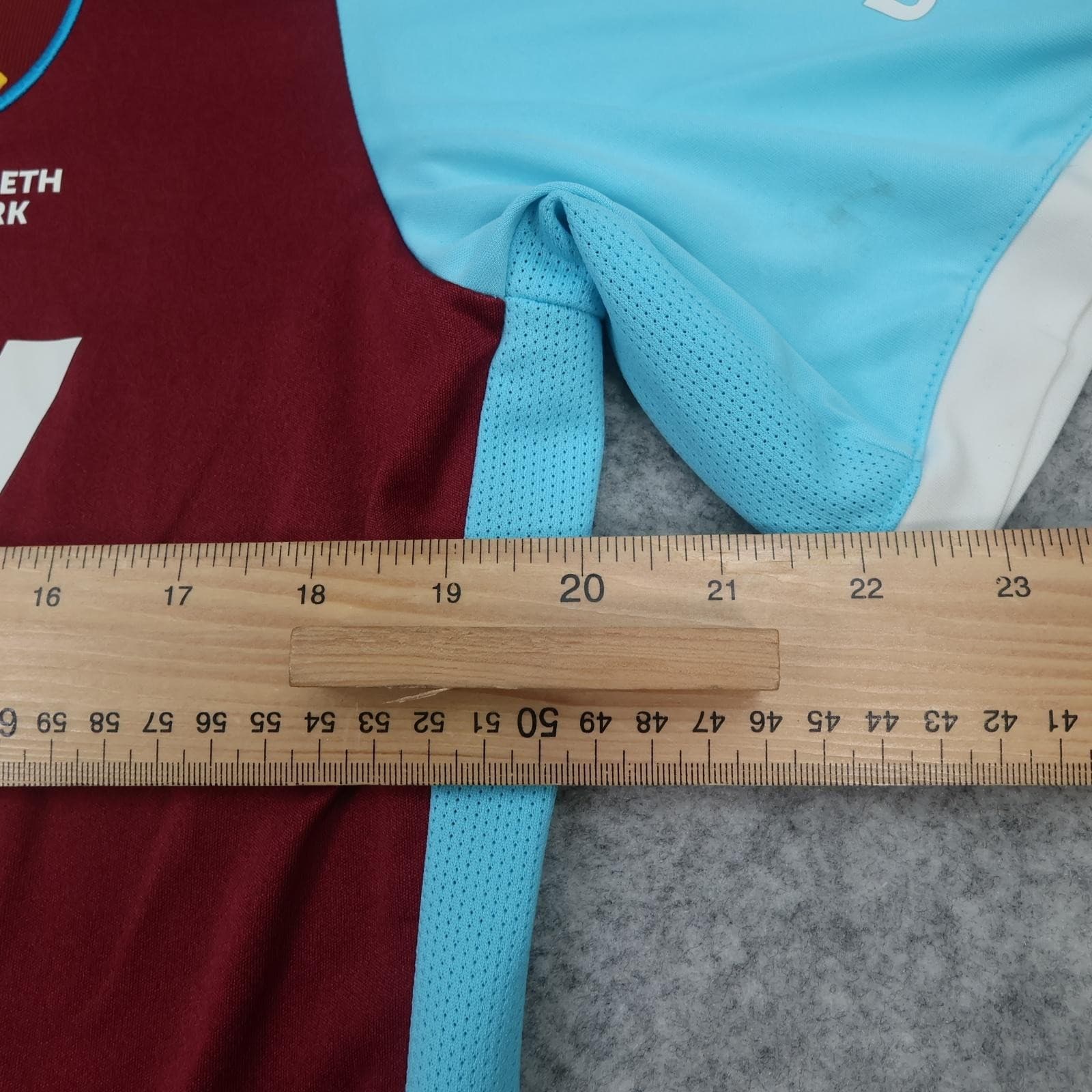 West Ham United Shirt Mens Large Red Home 2016 2017 EPL Football Umbro Jersey photo 10