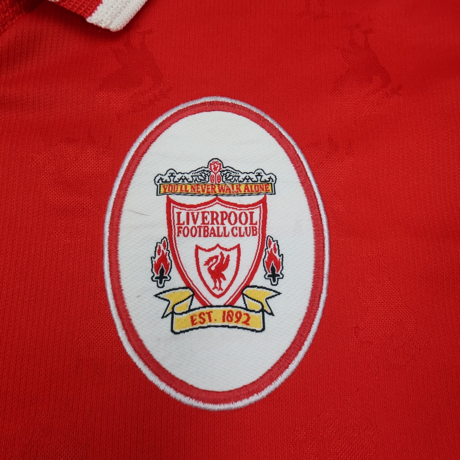 Vintage Liverpool Shirt Large Red Home Kit 1996 1997 Reebok Jersey 42/44 90s photo 4