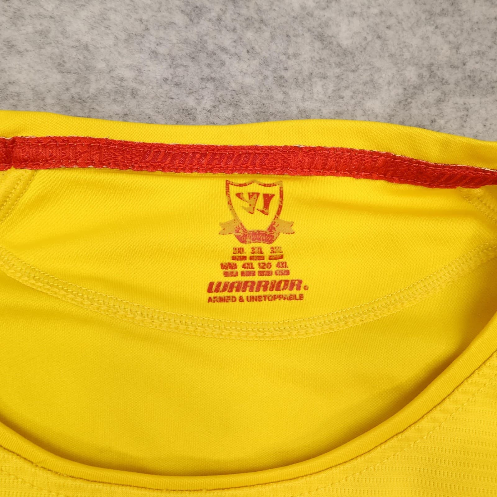 Liverpool Away Shirt Mens 2XL Yellow Away 2014 2015 Warrior Soccer Jersey photo 7