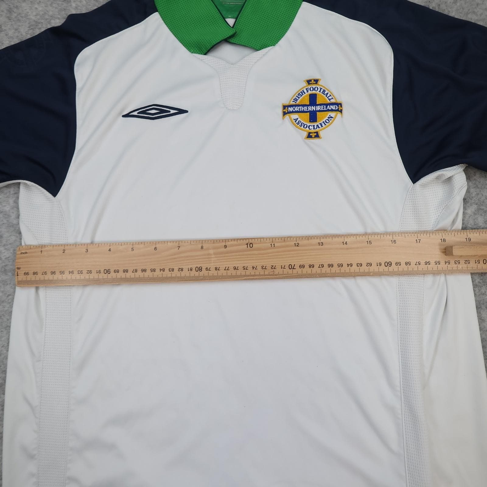 Northern Ireland Shirt Mens Medium Away 2009 2010 Football Jersey Umbro photo 10