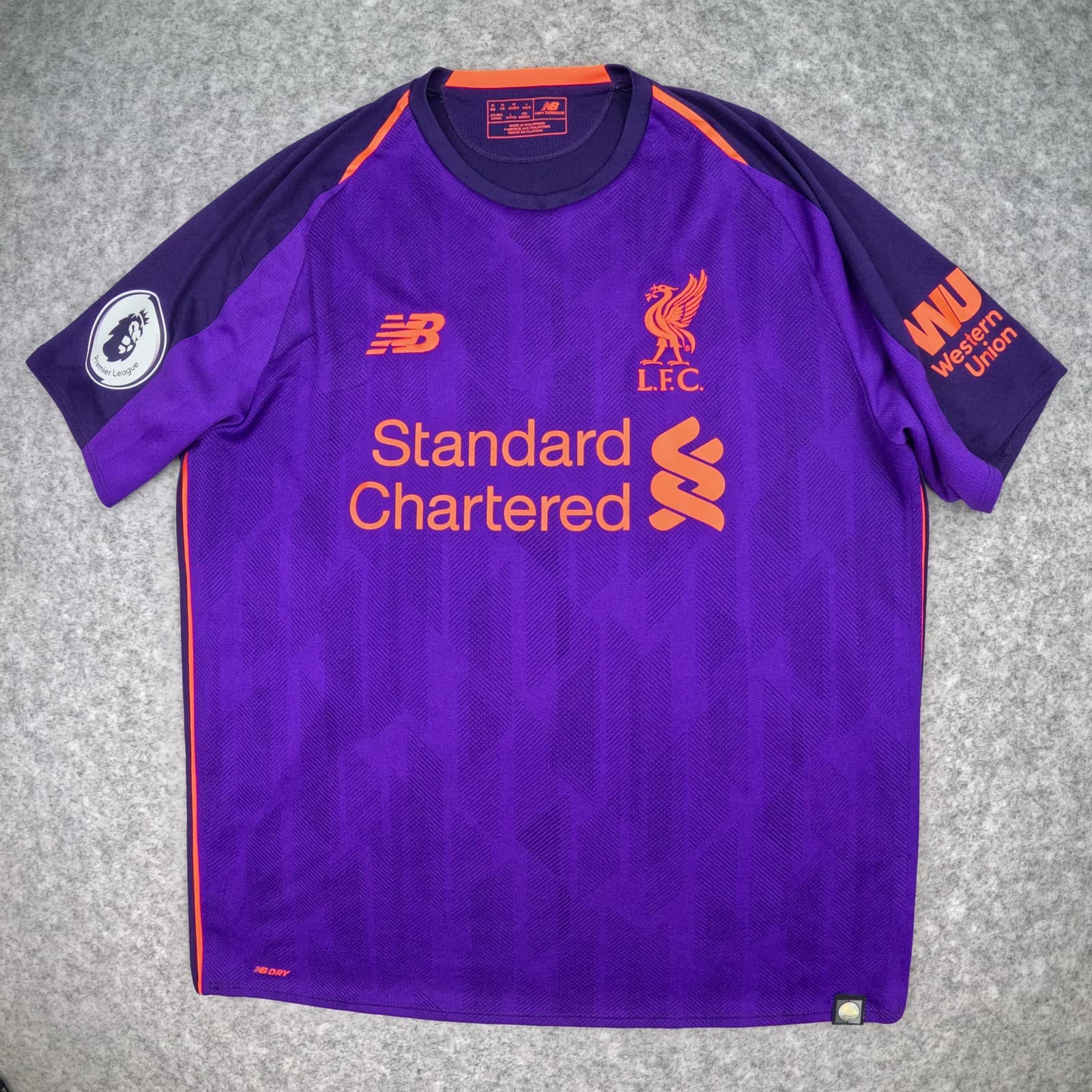 Liverpool Football Shirt Medium Away 2018 2019 New Balance Mohamed Salah 11 photo 2