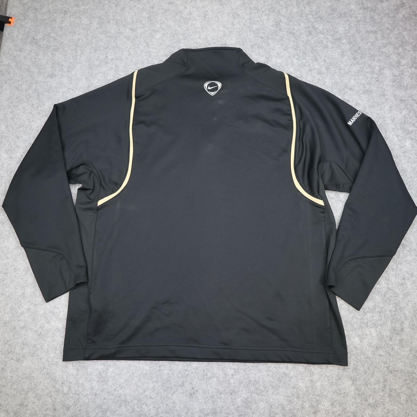 Manchester United Training Top Mens XXL Black Football Nike Dri Fit Long Sleeve photo 2