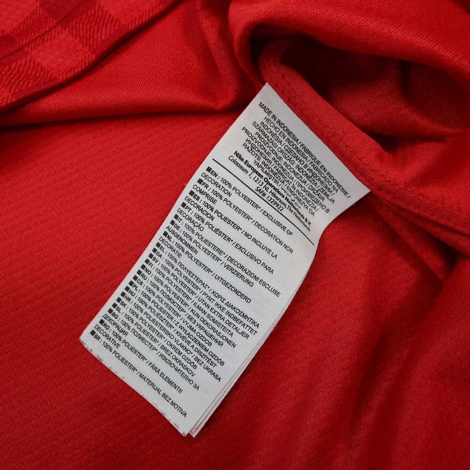 Manchester United Shirt Mens 2XL Red Home 2012 2013 EPL Football Nike Vidic 15 photo 12