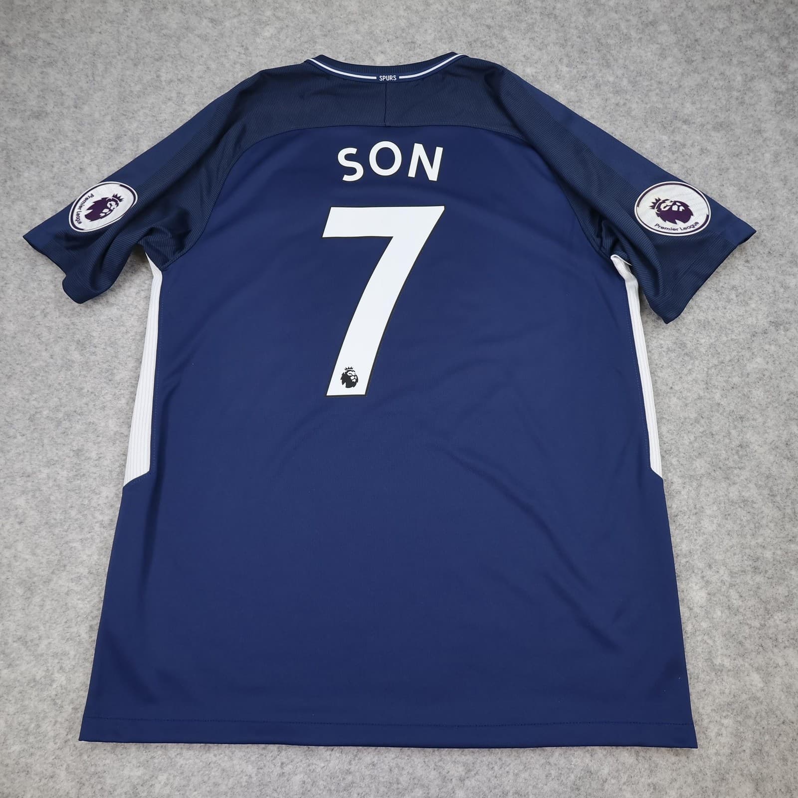 Tottenham Hotspur Shirt Mens Large Away 2017 2018 Football Jersey Nike AIA Son 7