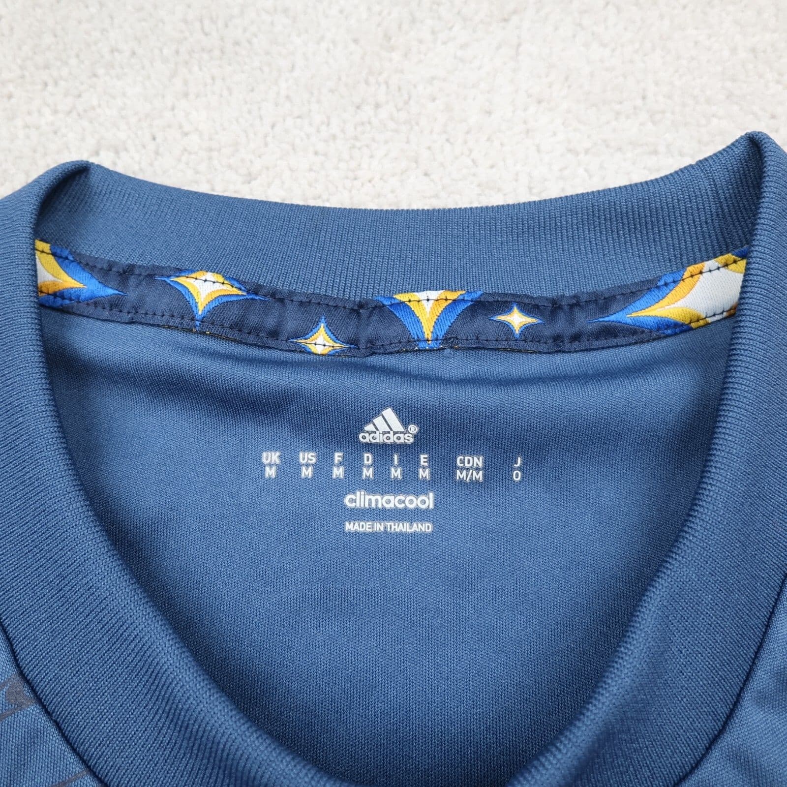 LA Galaxy Football Shirt Medium Navy Away Kit 2013 2014 2015 Adidas Jersey MLS photo 4