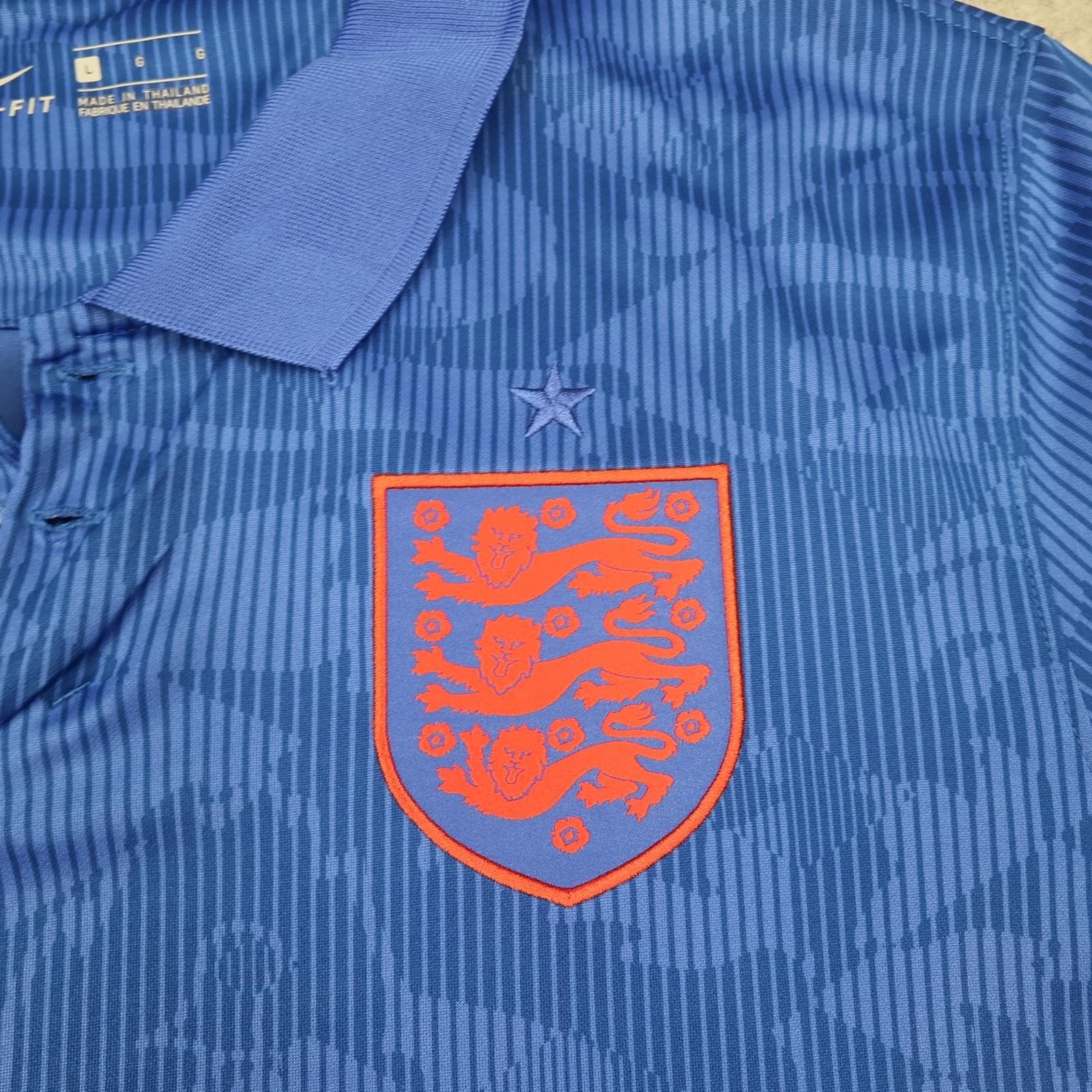 England Away Shirt Mens Large Blue 2020 2021 Football Nike Dri Fit Foden 20 photo 5