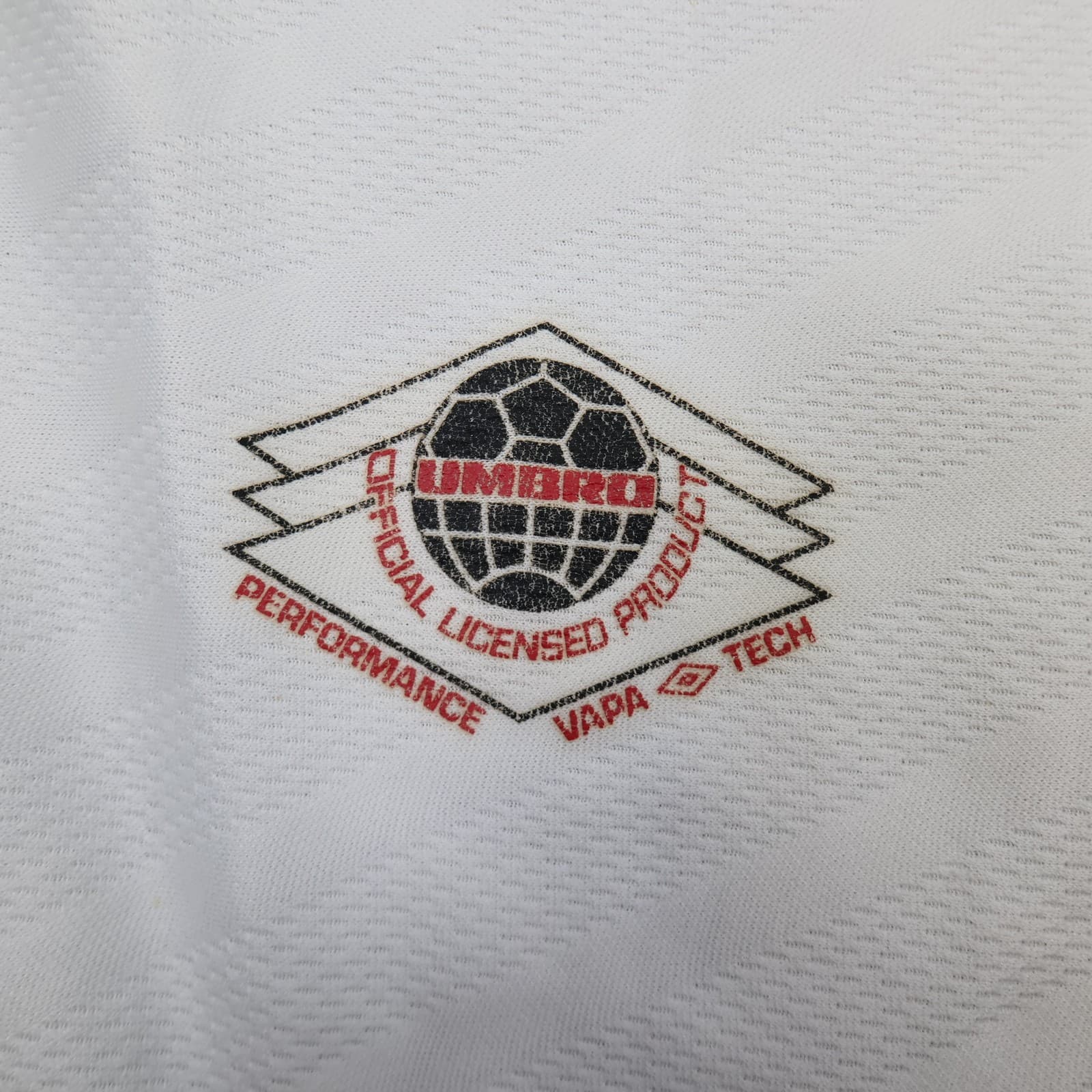 Vintage Manchester United Shirt Extra Large White Away Kit 1996 1997 Umbro photo 3