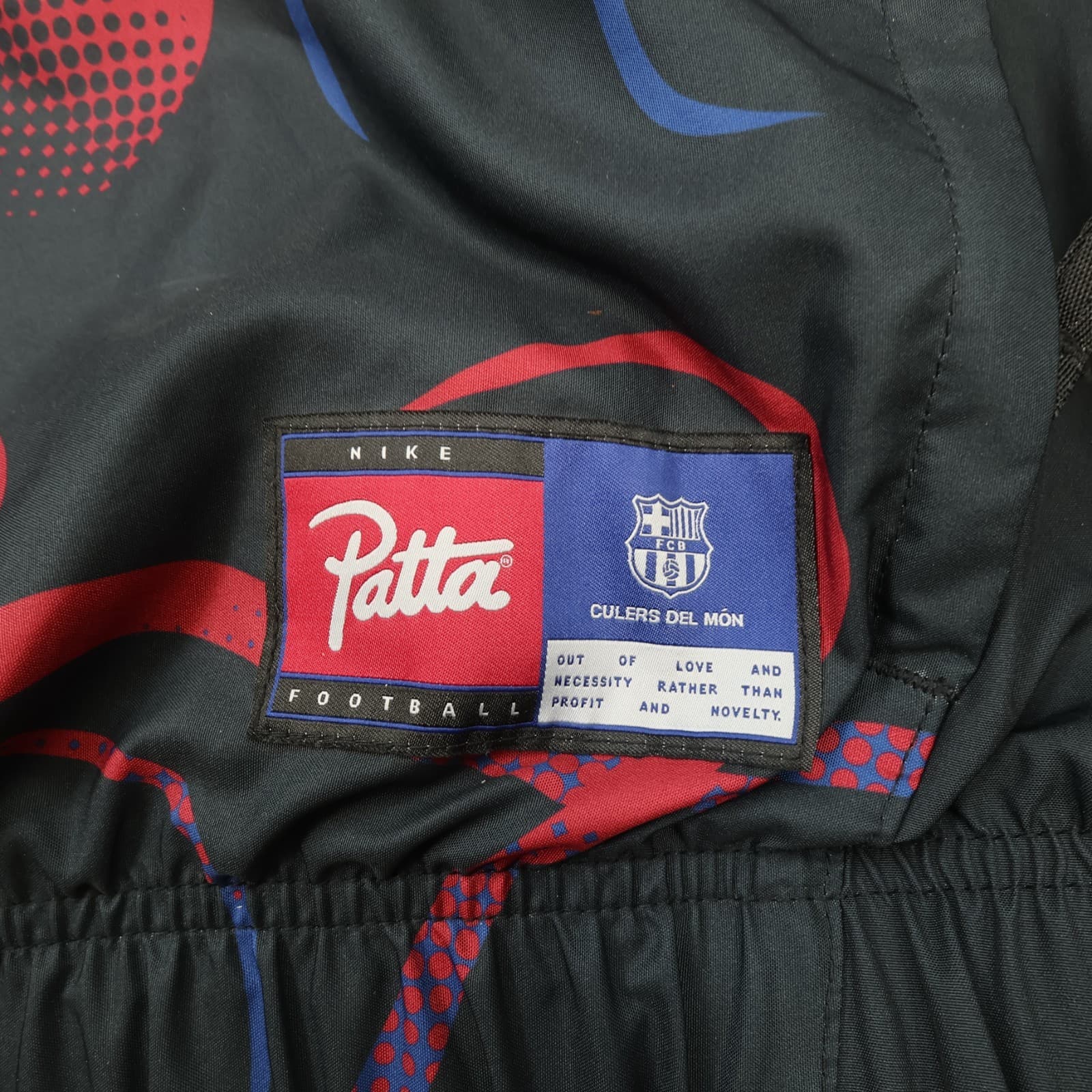 Patta X Barcelona Jacket Extra Large Tracksuit Nike Track Soccer Culers del Món photo 4