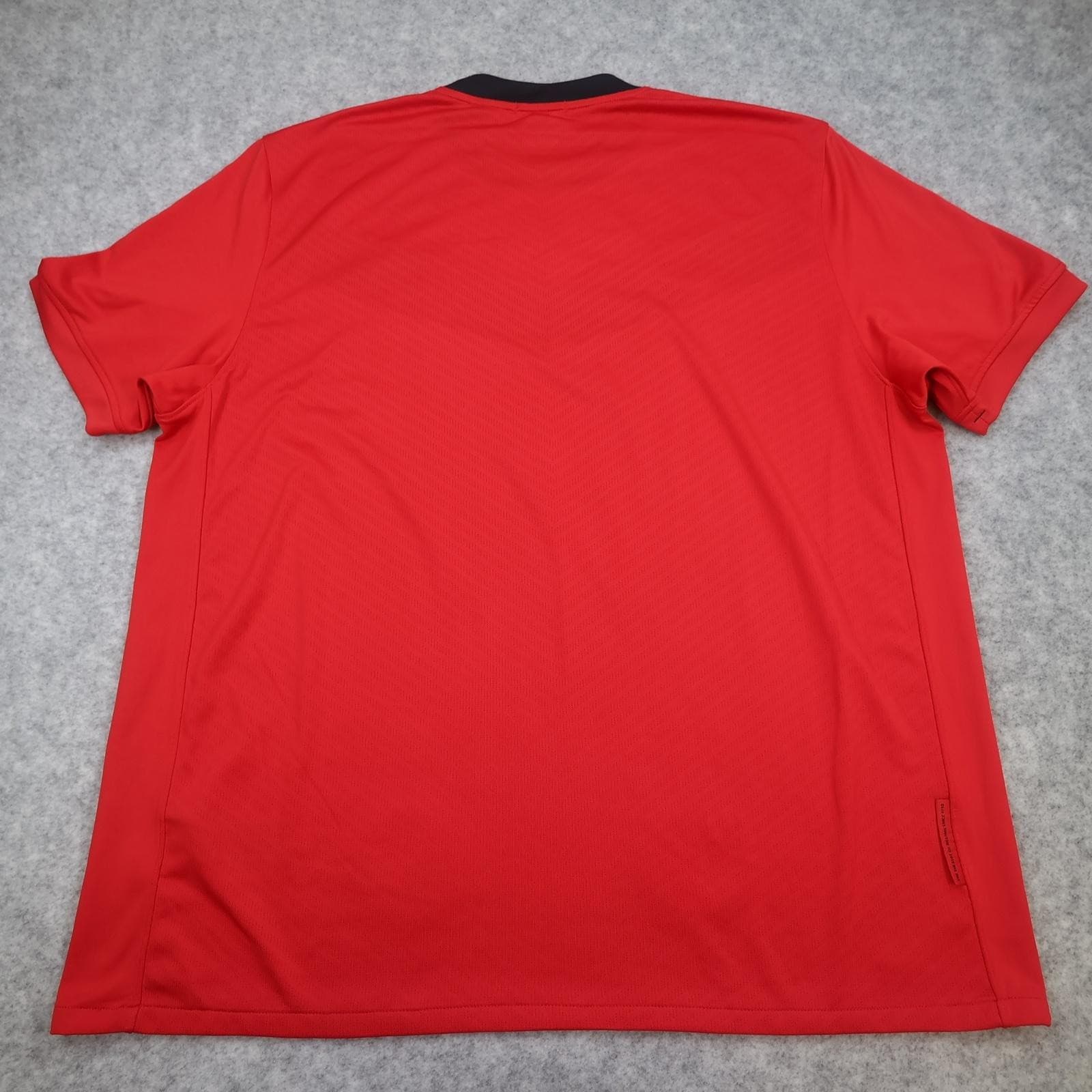 Manchester United Shirt Mens 2XL Red Home 2009 2010 EPL Soccer Nike AIG Jersey photo 2