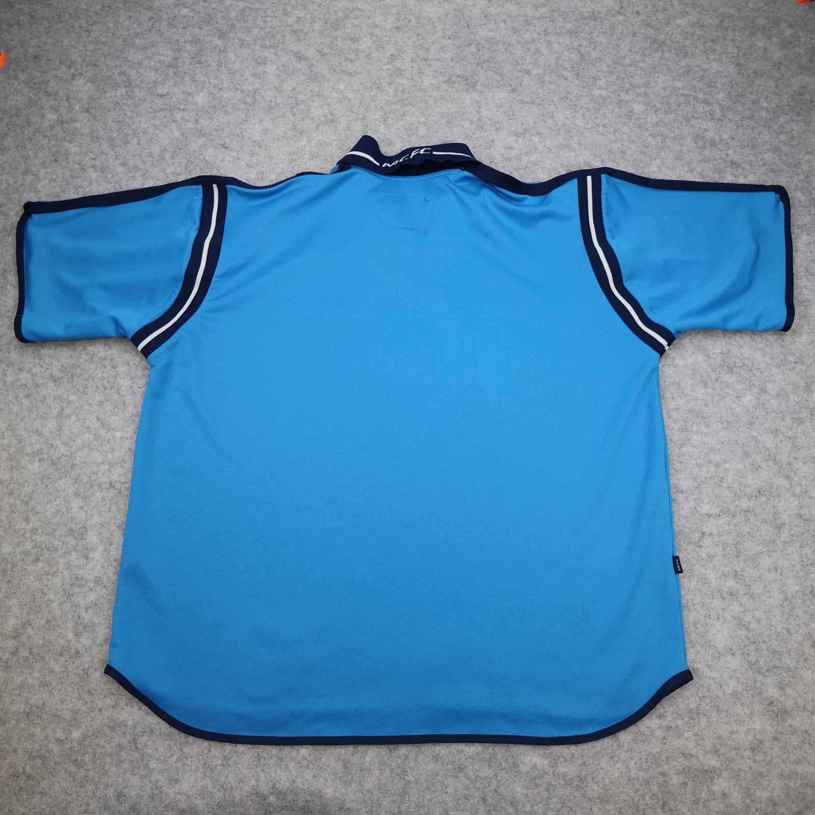 Manchester City Shirt Extra Large Blue Home Kit 2001 2002 Le Coq Sportif Jersey photo 2