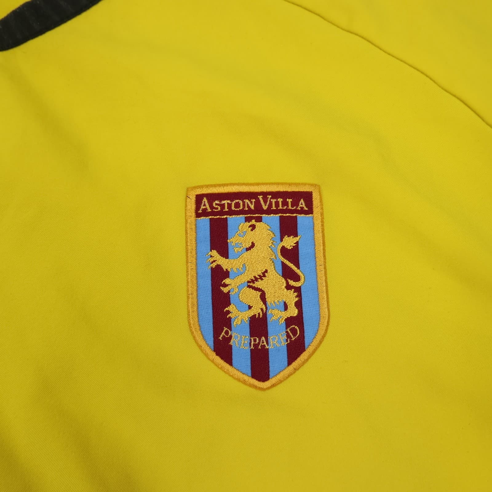 Vintage Aston Villa Shirt Extra Large Yellow Away Kit 2003 2004 Diadorda Jersey photo 4
