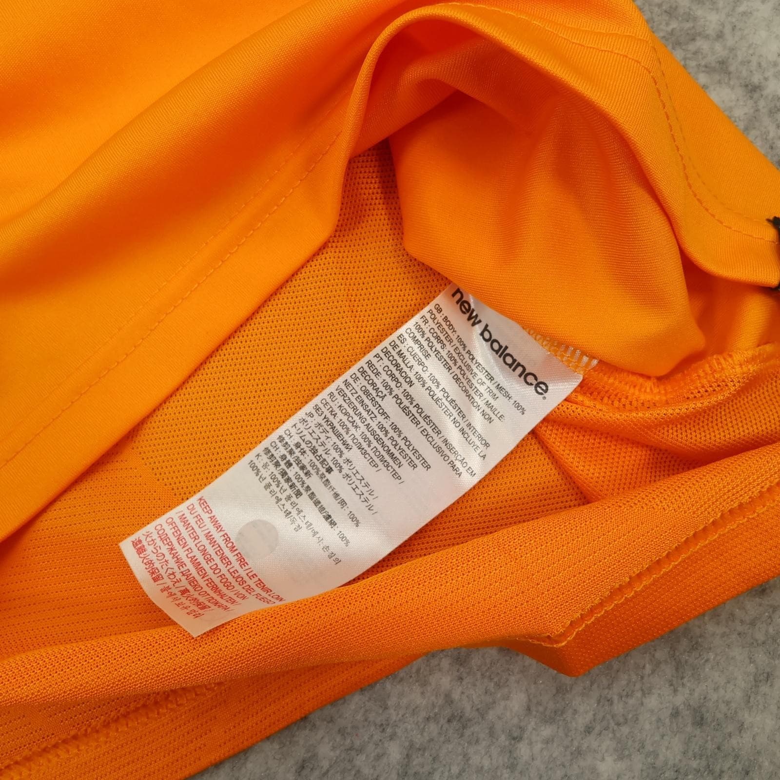 FC Porto Shirt Mens Large Orange Away 2017 2018 Football New Balance MEO Jersey photo 8