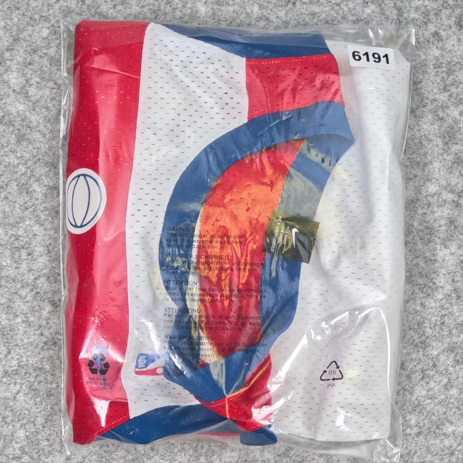 Vintage Washington Bullets Basketball Jersey 2XL White Nike Michael Jordan 23 photo 5
