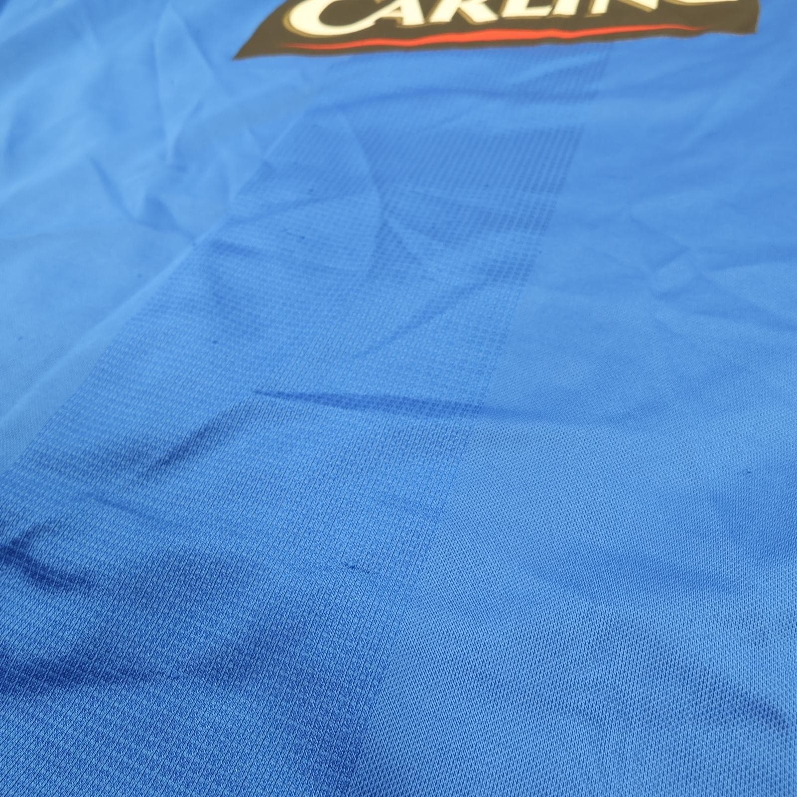 Rangers Shirt Mens 2XL Blue Home SPFL Football Umbro Carling Jersey 2005 2006 photo 10