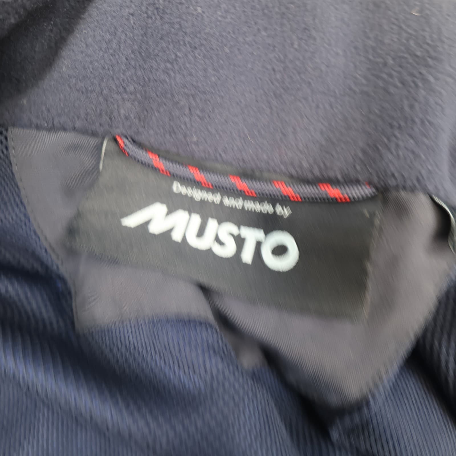 Vintage England Rugby Jacket Large Blue Rain Coat Waterproof Musto 2015 photo 10