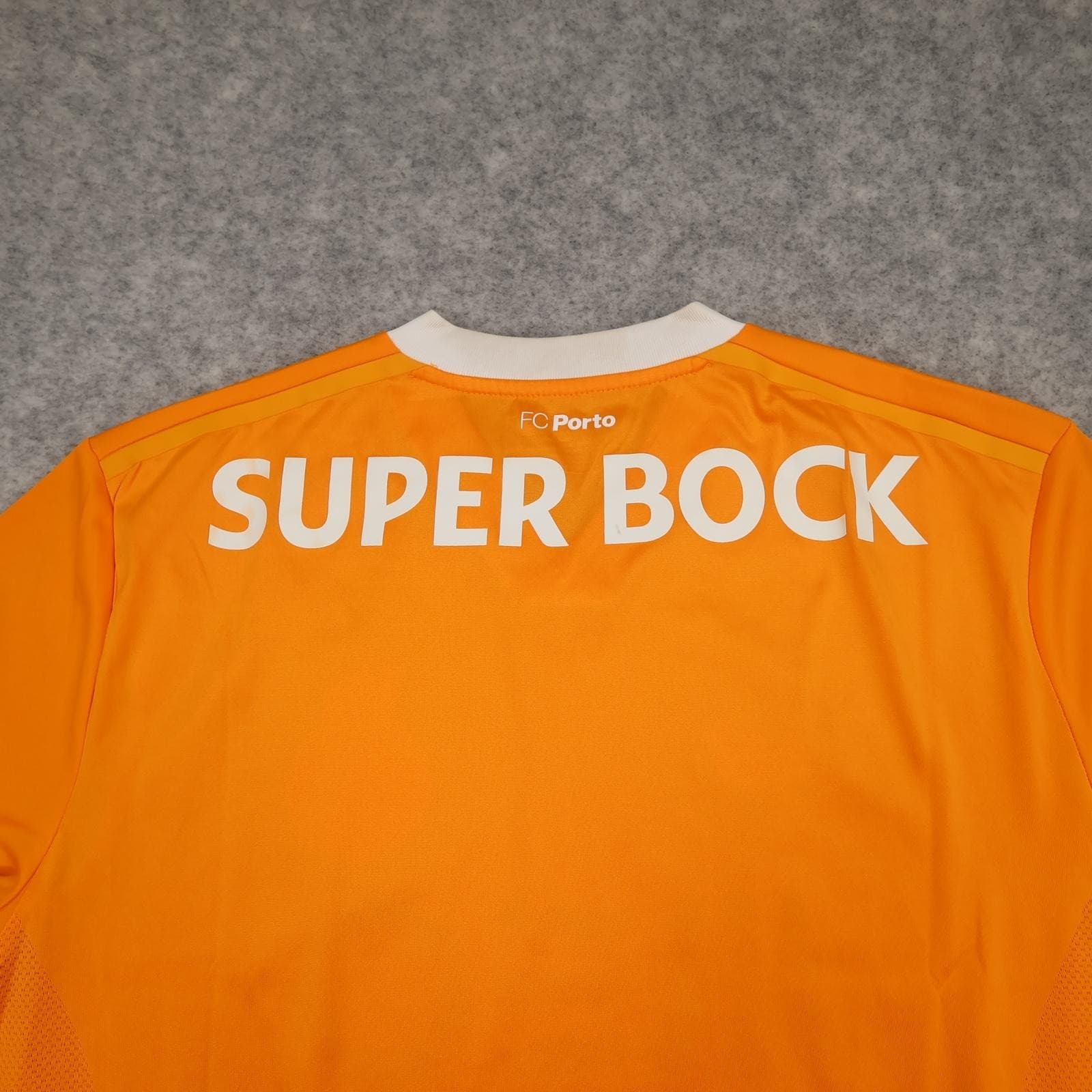 FC Porto Shirt Mens Large Orange Away 2017 2018 Football New Balance MEO Jersey photo 13