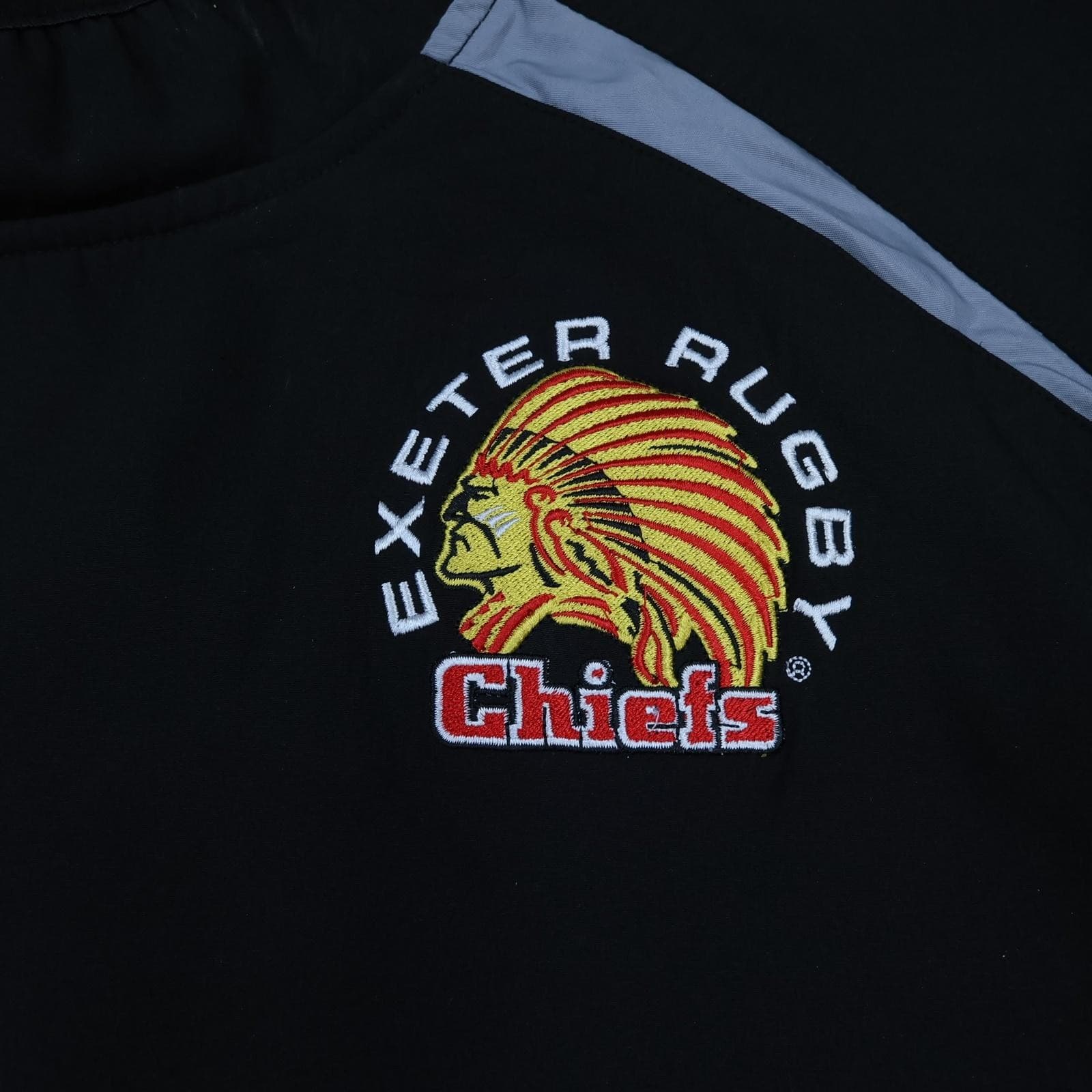 Exeter Chiefs Training Top Mens 3XL Black Rugby Samurai SW Comms Sweatshirt photo 4