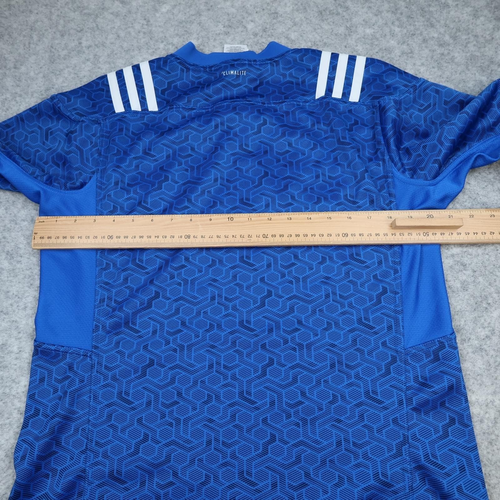 France Rugby Shirt Mens Large Blue Rugby Union Adidas 2017 2018 Climalite Jersey photo 8