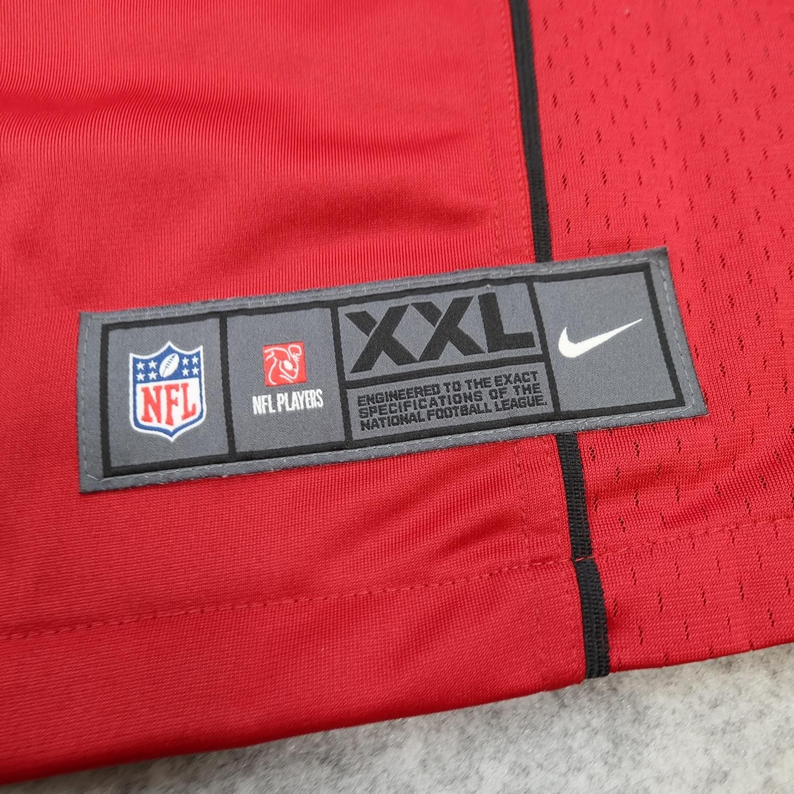 Arizona Cardinals Shirt Mens 2XL Red NFL American Football Nike Hopkins 10 photo 6