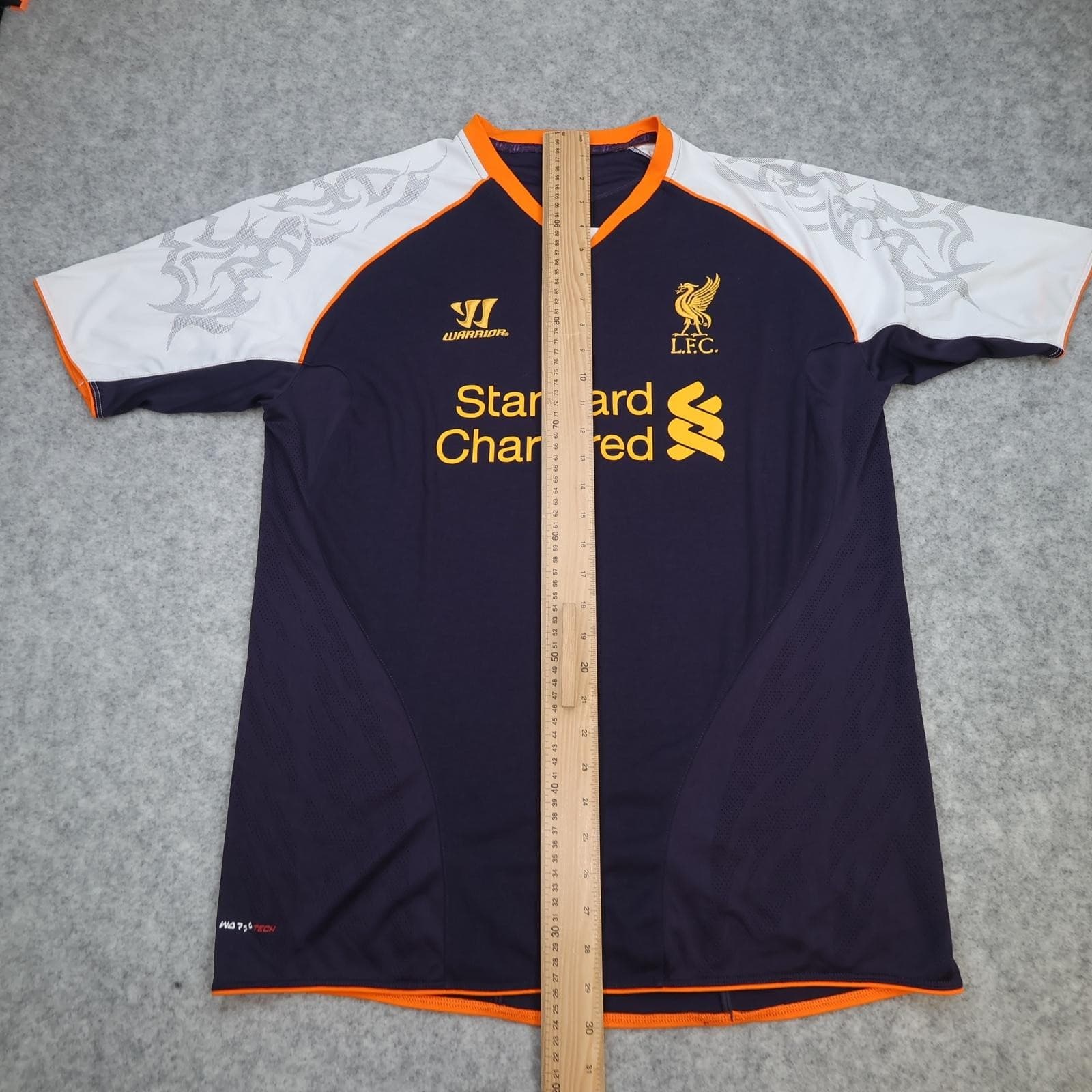 Liverpool Shirt Mens XL Purple Third Kit 2012 2013 Warrior Soccer Jersey photo 12
