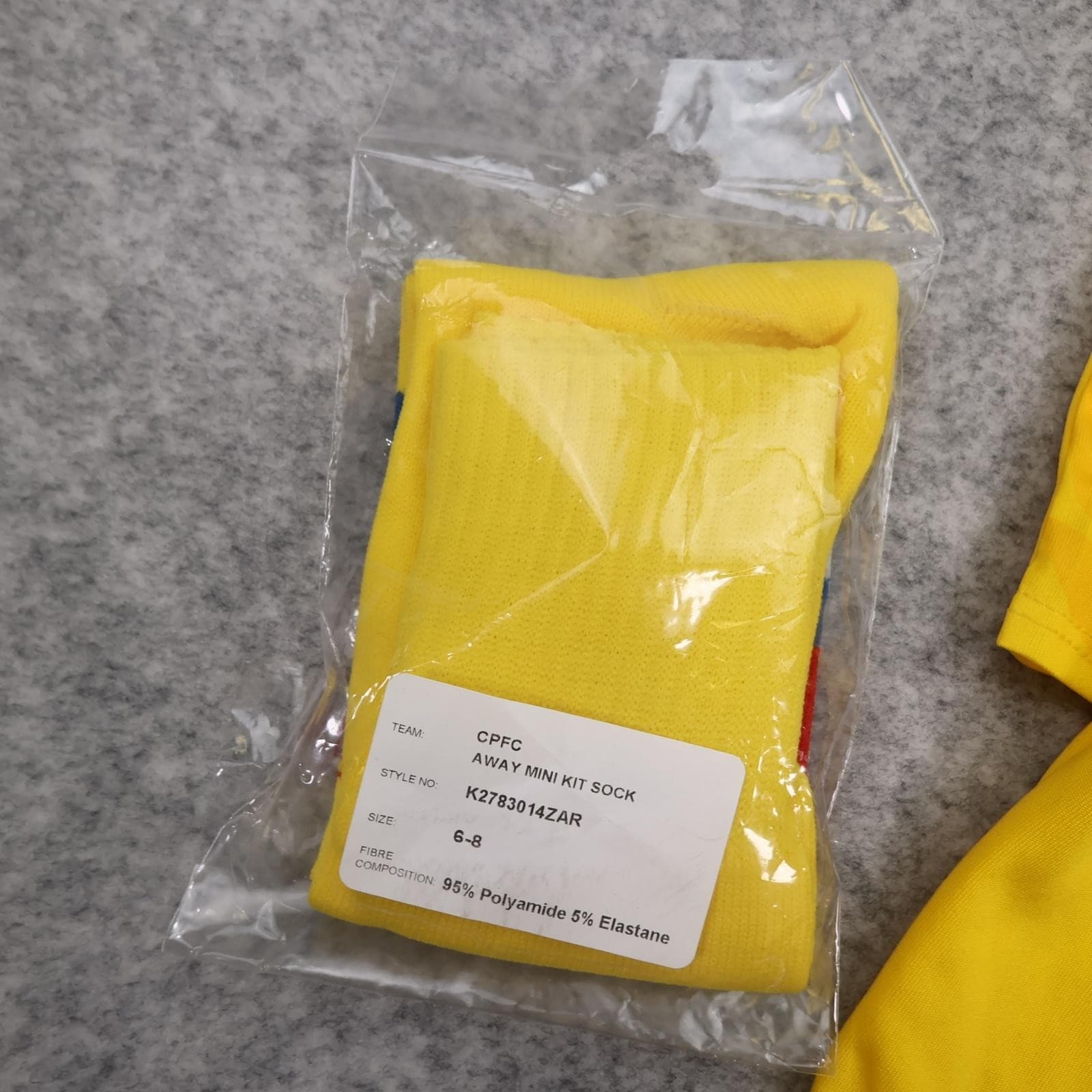 Crystal Palace Baby Kit 9-12 Months Yellow Away 2021 2022 Football Puma Utilita photo 8