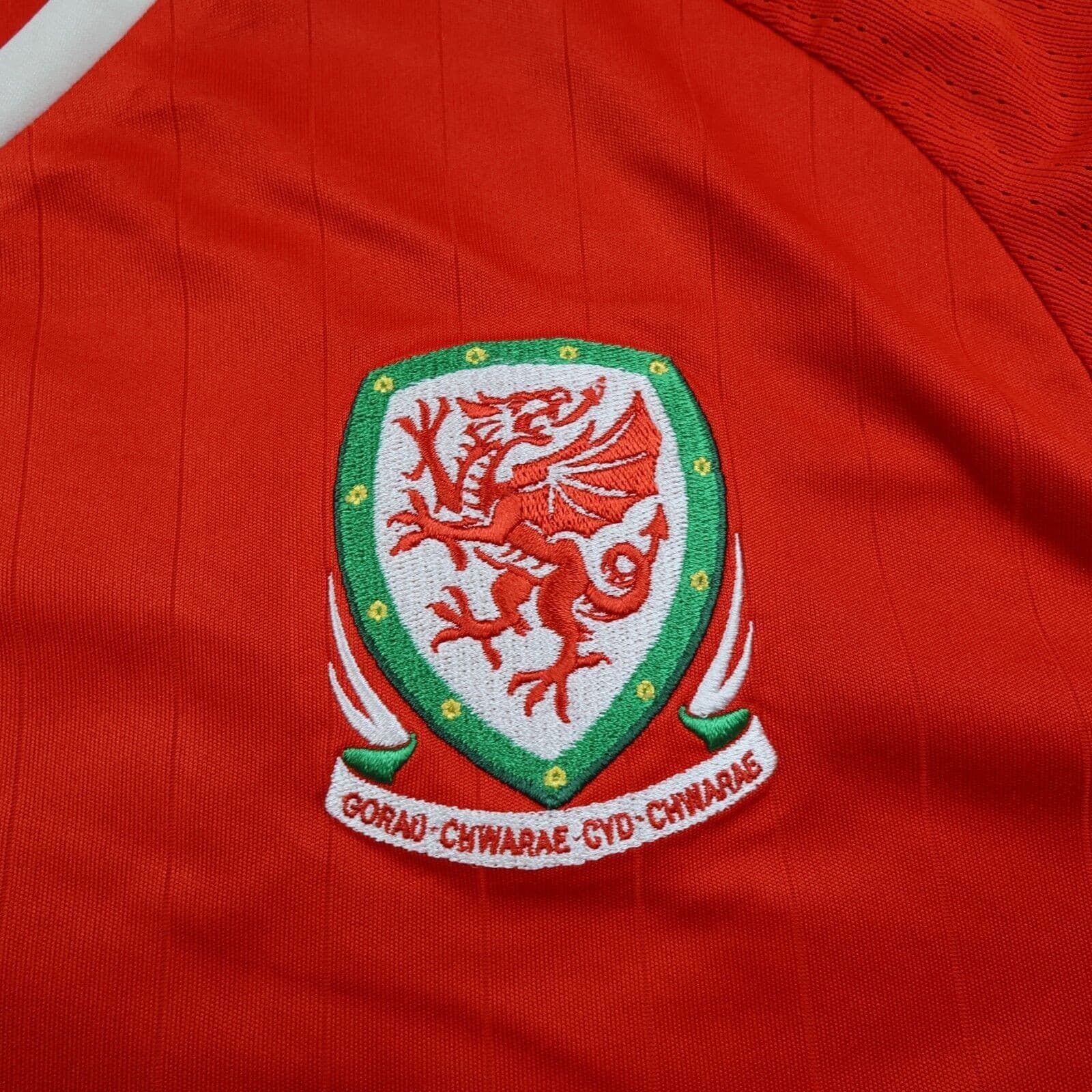 Wales Football Shirt Extra Large Red Home Euro 2016 Adidas Jersey Gareth Bale photo 4