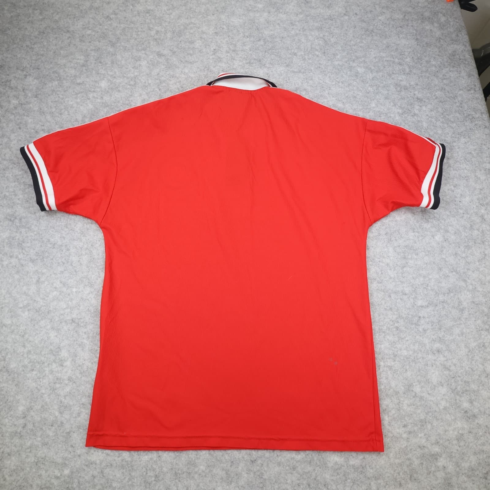 Vinatge Manchester United Shirt Large Red Home 1998 2000 Umbro Jersey Football photo 2