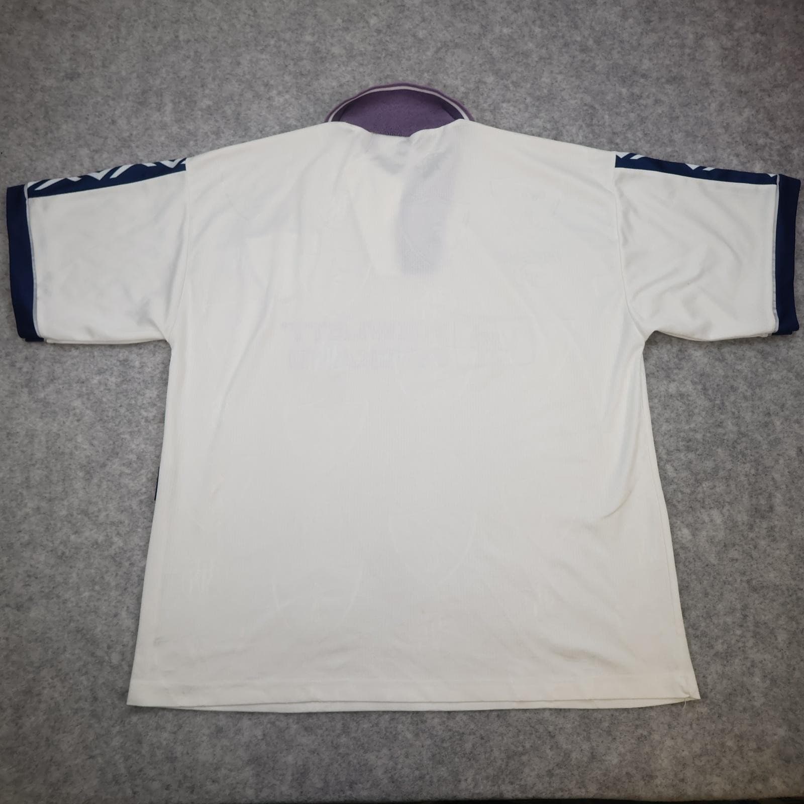 Vintage Tottenham Hotspur Shirt Mens XL White Home Pony 1995 1997 HP 90s photo 2