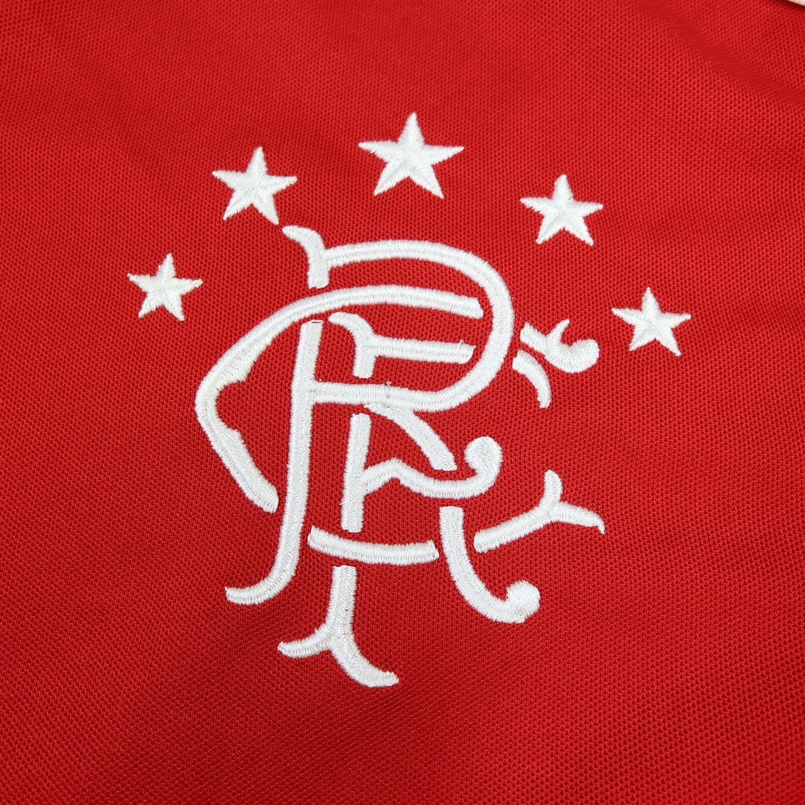 Rangers Shirt Mens Medium Red Away 2017 2018 Puma SPFL Football Soccer Jersey photo 7