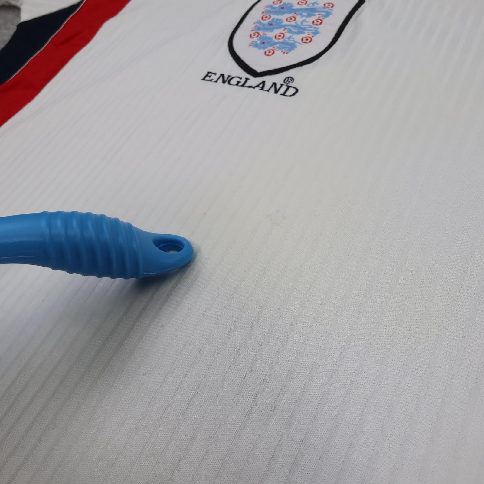 Vintage England Home Shirt Mens Large White Football 1998 1999 Soccer Jersey Top photo 4