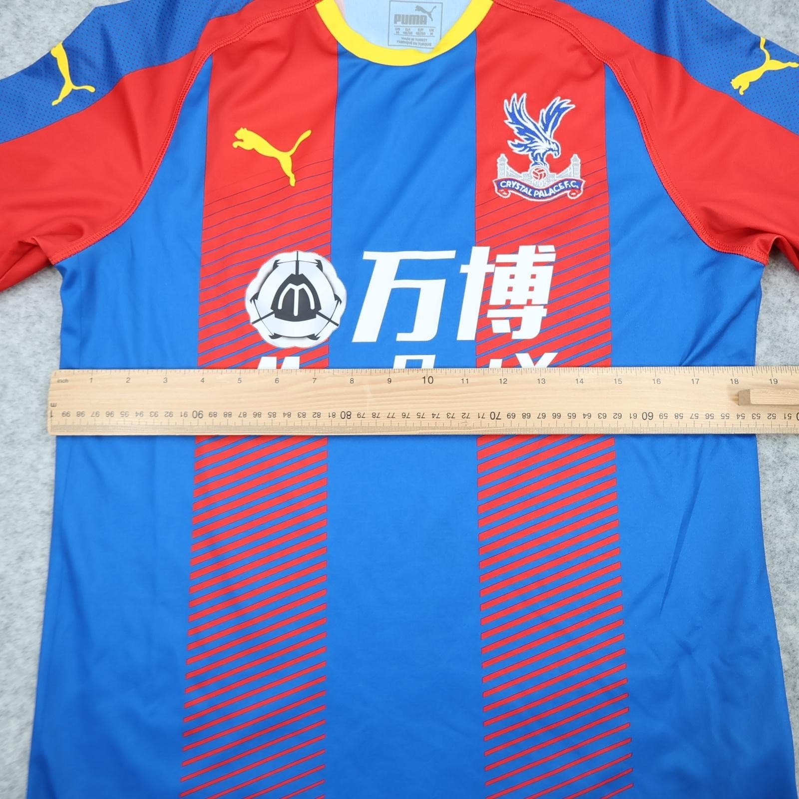Crystal Palace Shirt Mens Medium Blue Home 2018 2019 EPL Football Puma ManBetX photo 9