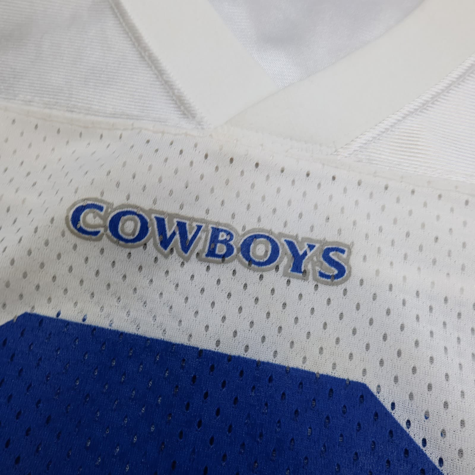 Dallas Cowboys Jersey Large Nike Navy Troy Aikman NFL 1995 American Football photo 4