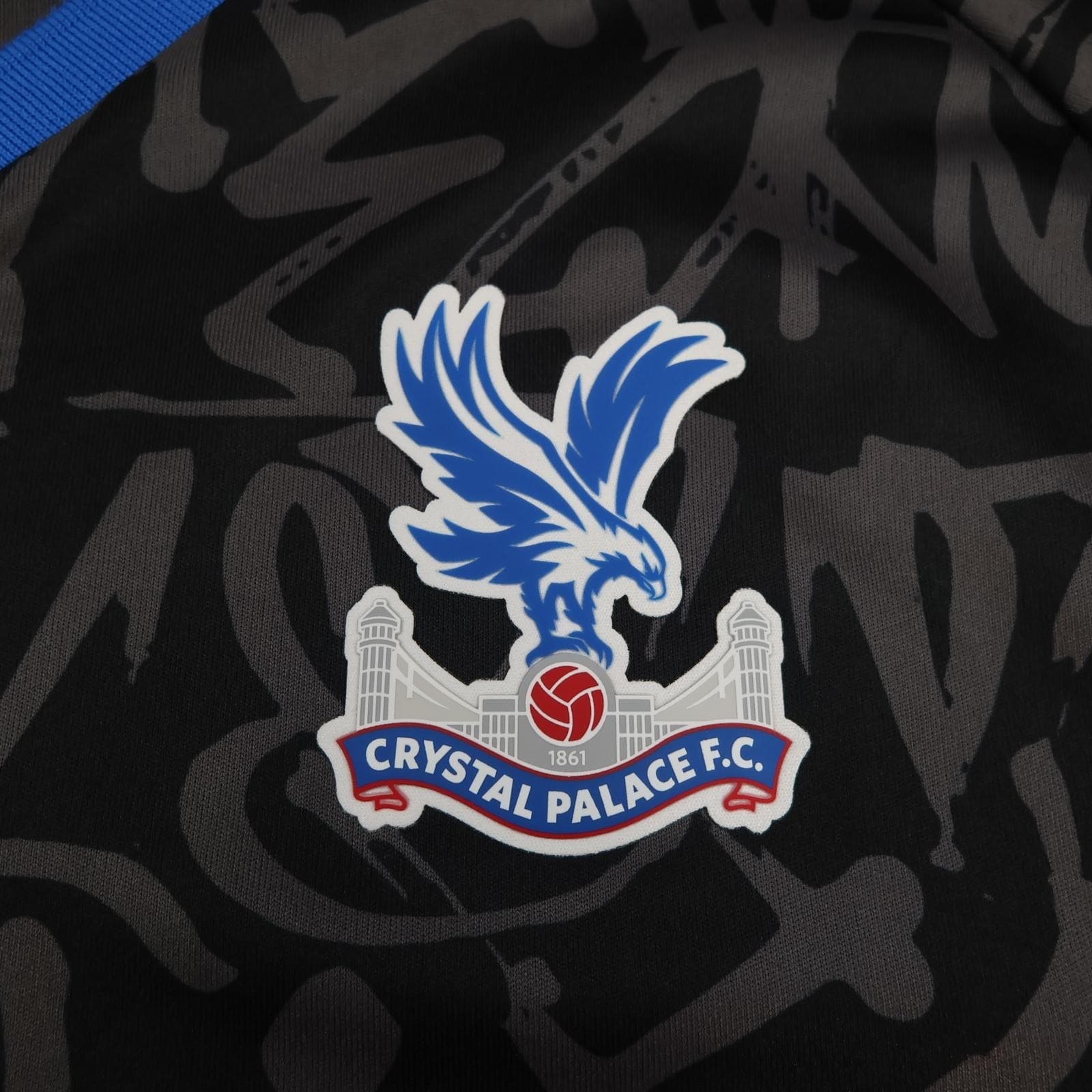 Crystal Palace Shirt Mens 3XL Black Third 2023 2024 Macron Cinch Eze 10 photo 8