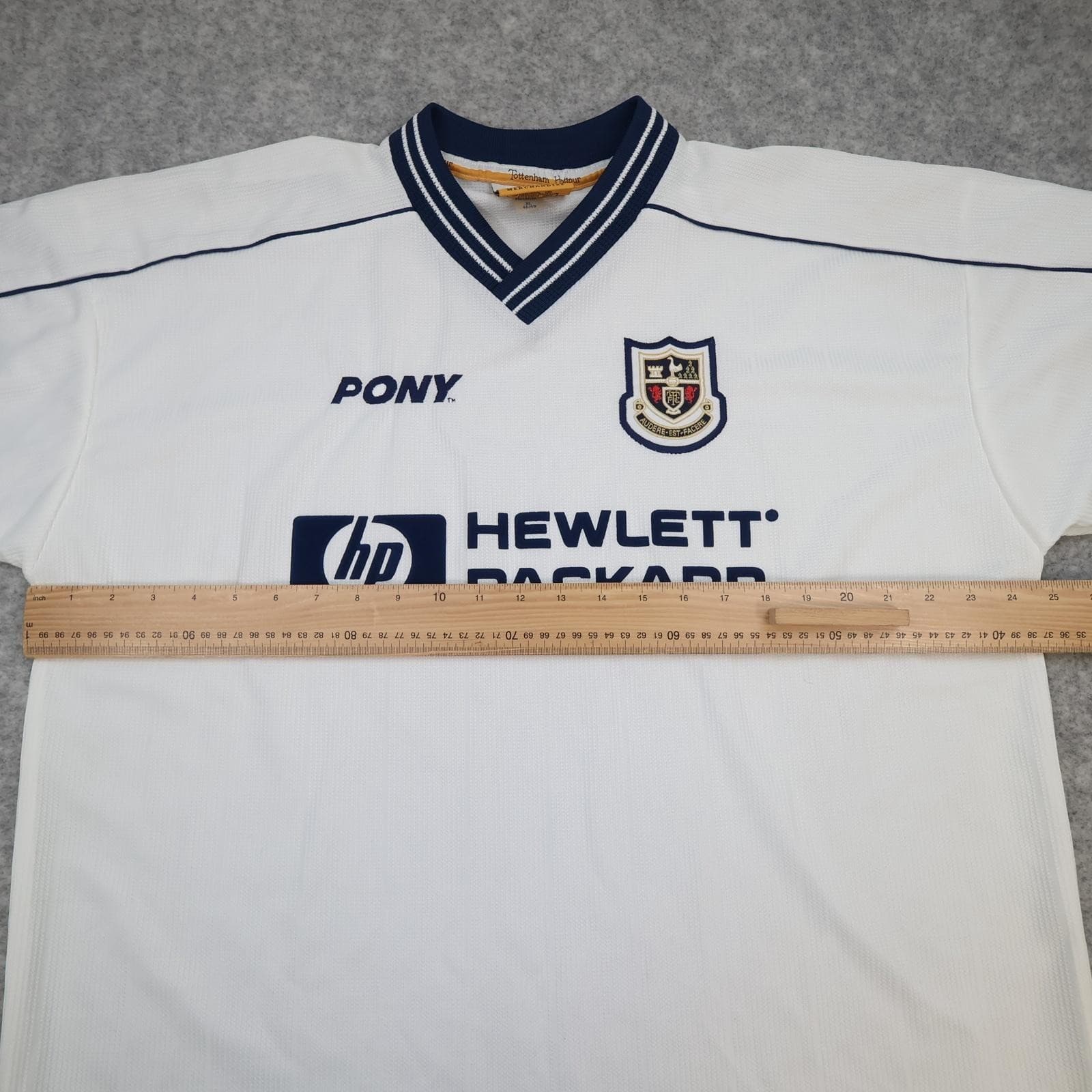 Vintage Tottenham Hotspur Shirt Mens XL White Home 1997 1999 Pony HP Jersey photo 11